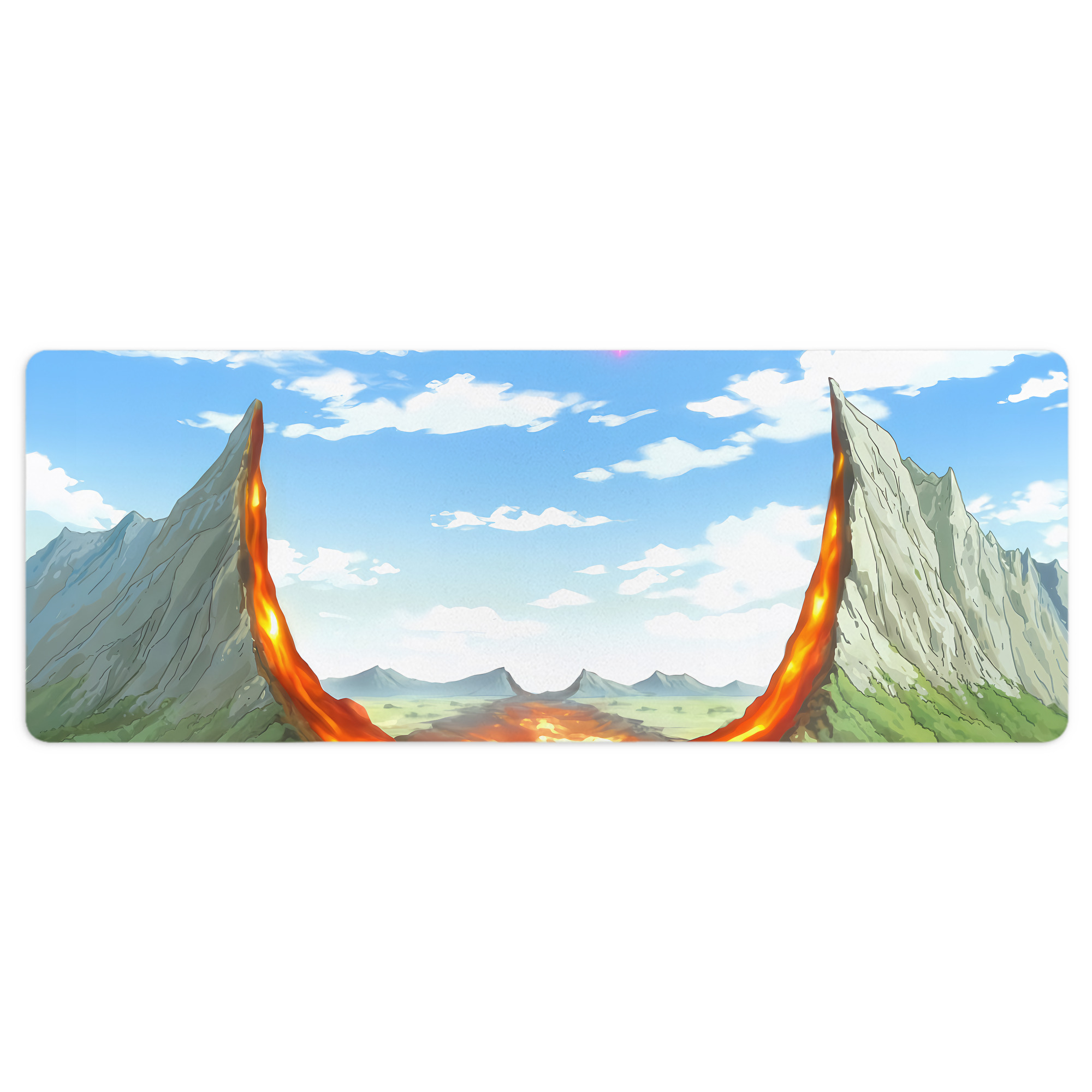 （画像用） 転スラ Regarding Reincarnated to Slime ステッチ加工 大判デスクマット／滑り止めマウスパッド