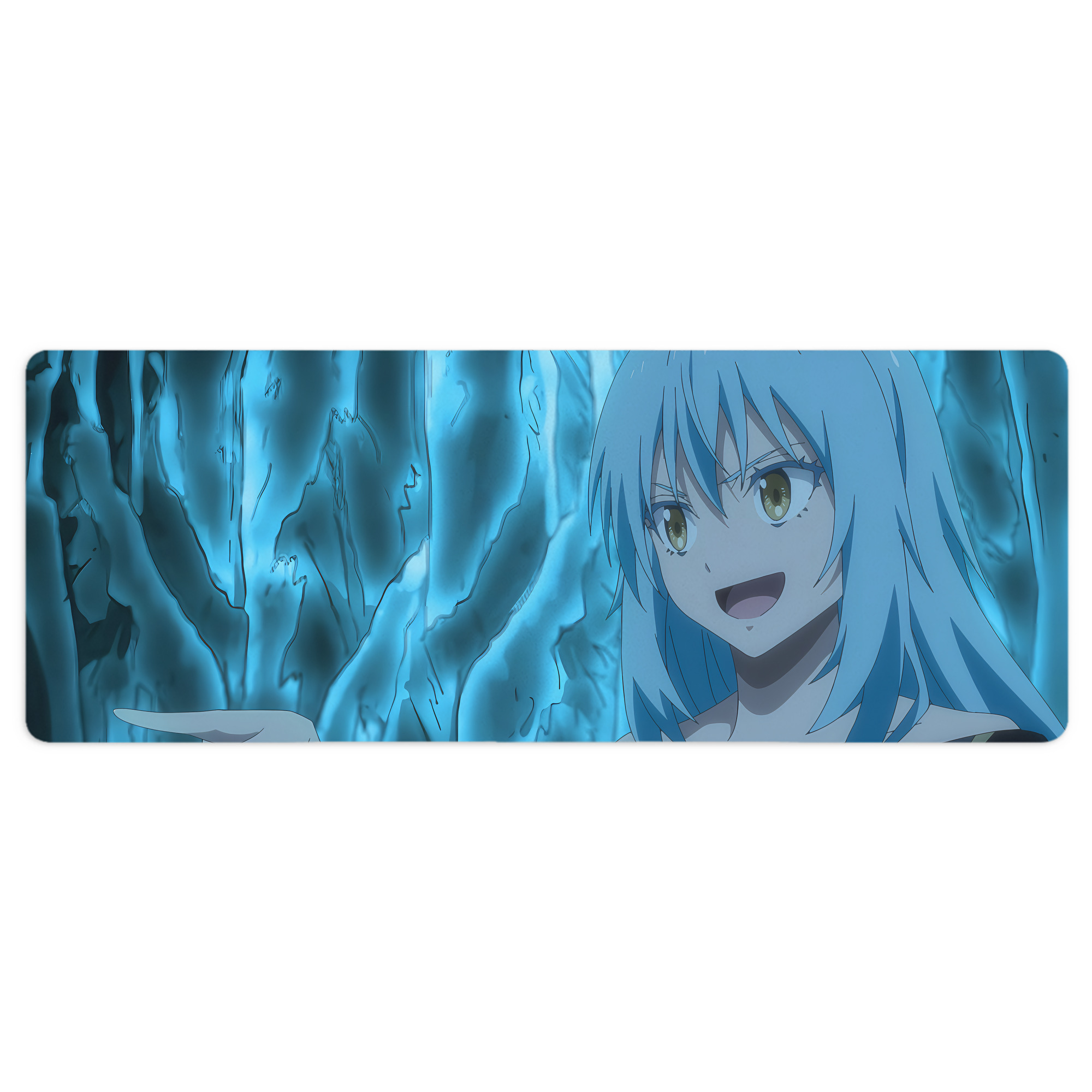 （画像用） 転スラ Regarding Reincarnated to Slime ステッチ加工 大判デスクマット／滑り止めマウスパッド