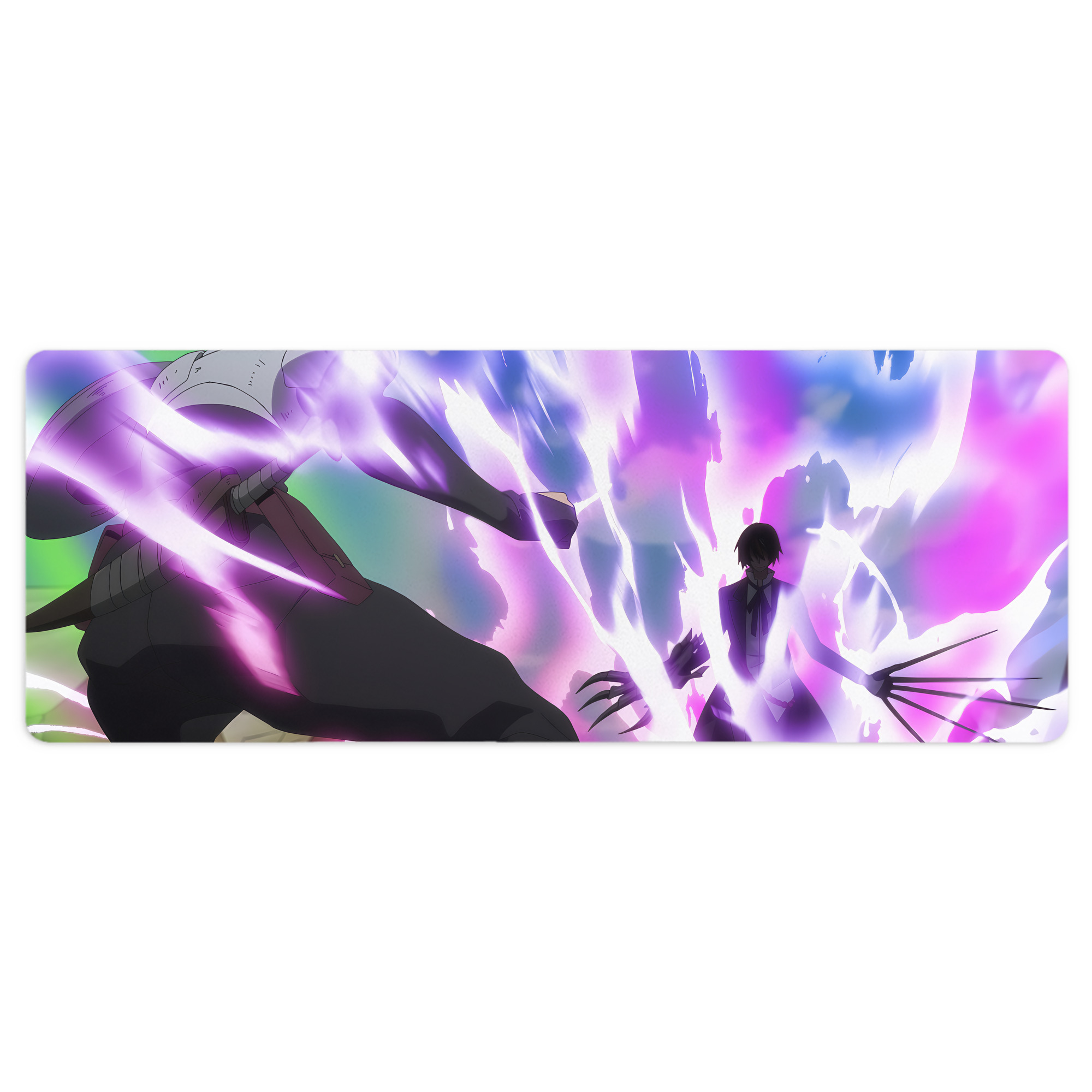 （画像用） 転スラ Regarding Reincarnated to Slime ステッチ加工 大判デスクマット／滑り止めマウスパッド
