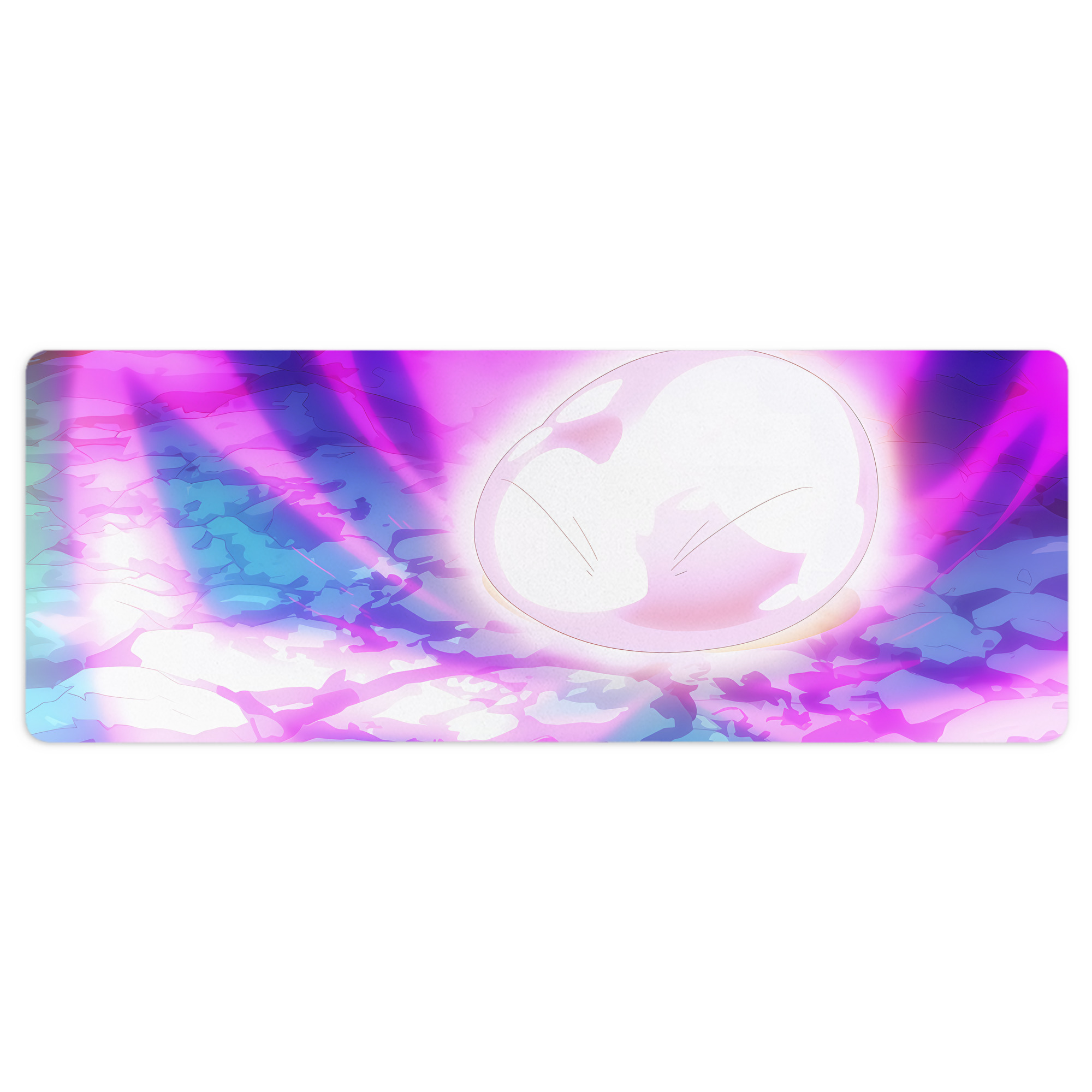 （画像用） 転スラ Regarding Reincarnated to Slime ステッチ加工 大判デスクマット／滑り止めマウスパッド