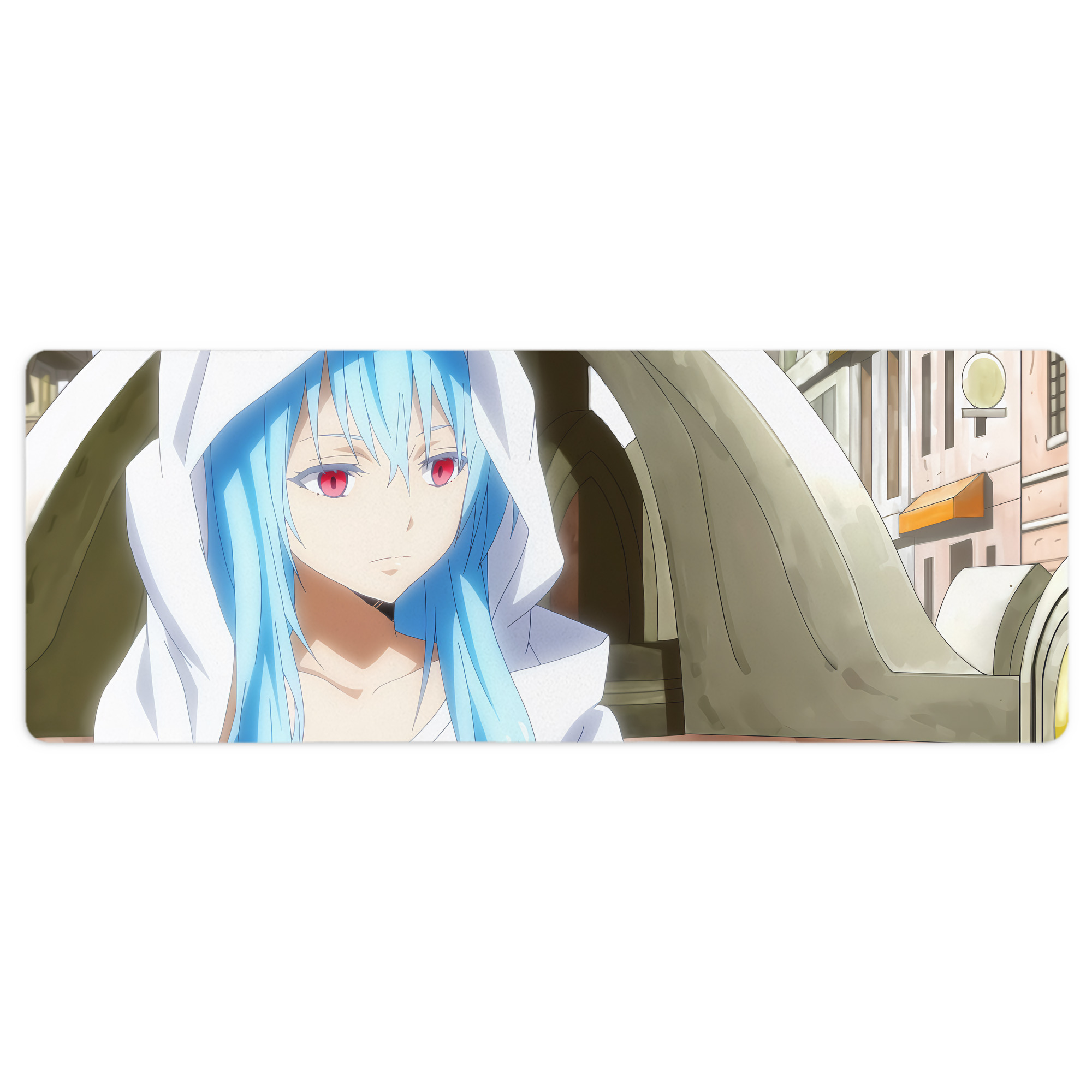 （画像用） 転スラ Regarding Reincarnated to Slime ステッチ加工 大判デスクマット／滑り止めマウスパッド
