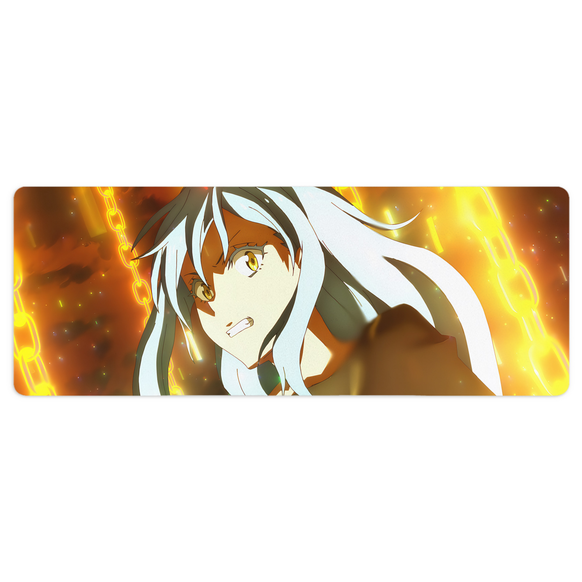 （画像用） 転スラ Regarding Reincarnated to Slime ステッチ加工 大判デスクマット／滑り止めマウスパッド