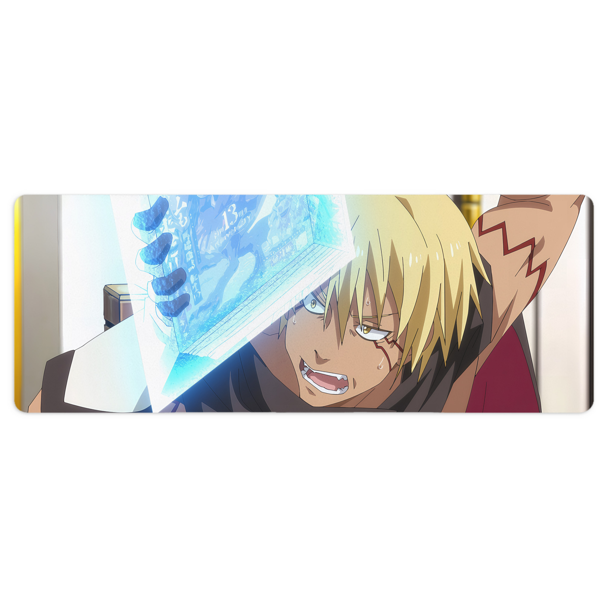 （画像用） 転スラ Regarding Reincarnated to Slime ステッチ加工 大判デスクマット／滑り止めマウスパッド