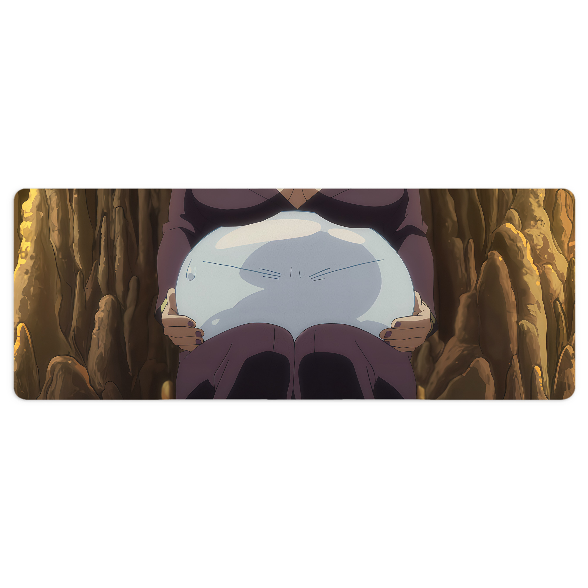 （画像用） 転スラ Regarding Reincarnated to Slime ステッチ加工 大判デスクマット／滑り止めマウスパッド