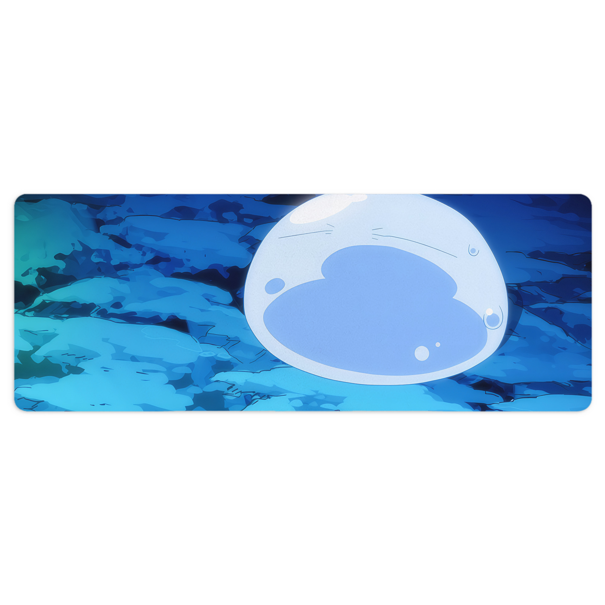 （画像用） 転スラ Regarding Reincarnated to Slime ステッチ加工 大判デスクマット／滑り止めマウスパッド