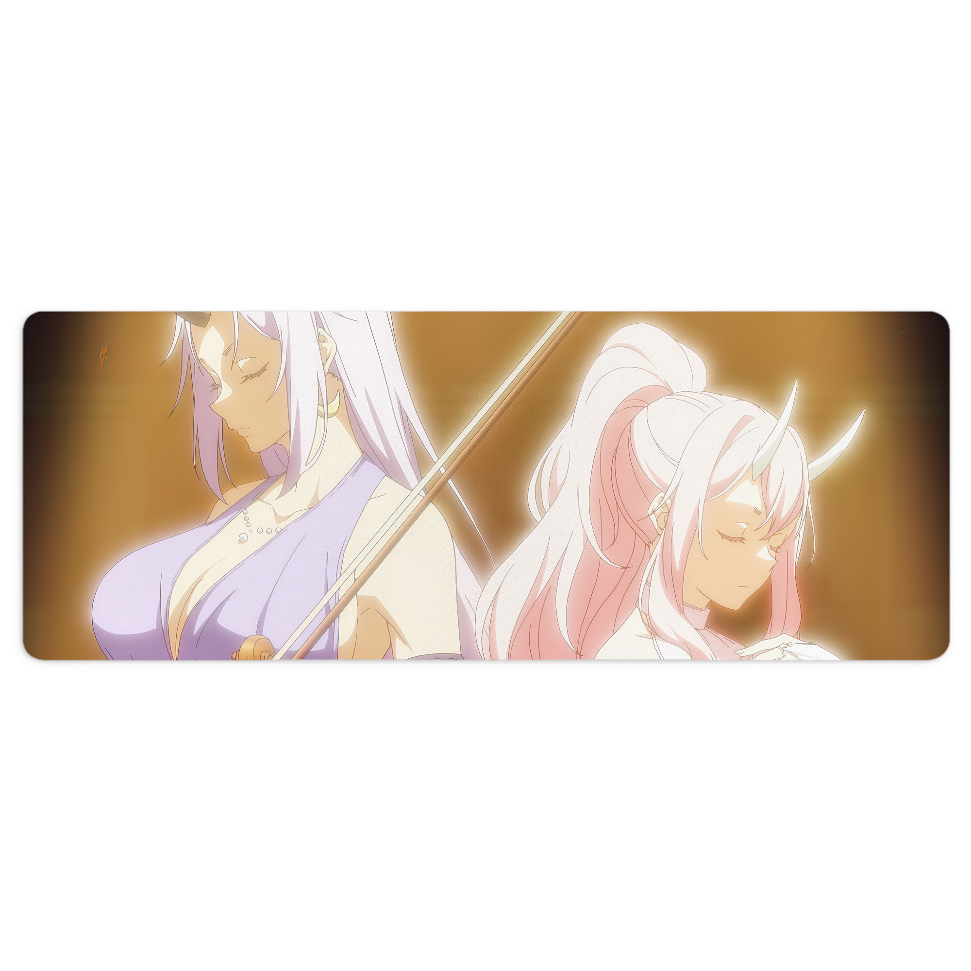 （画像用） 転スラ Regarding Reincarnated to Slime ステッチ加工 大判デスクマット／滑り止めマウスパッド