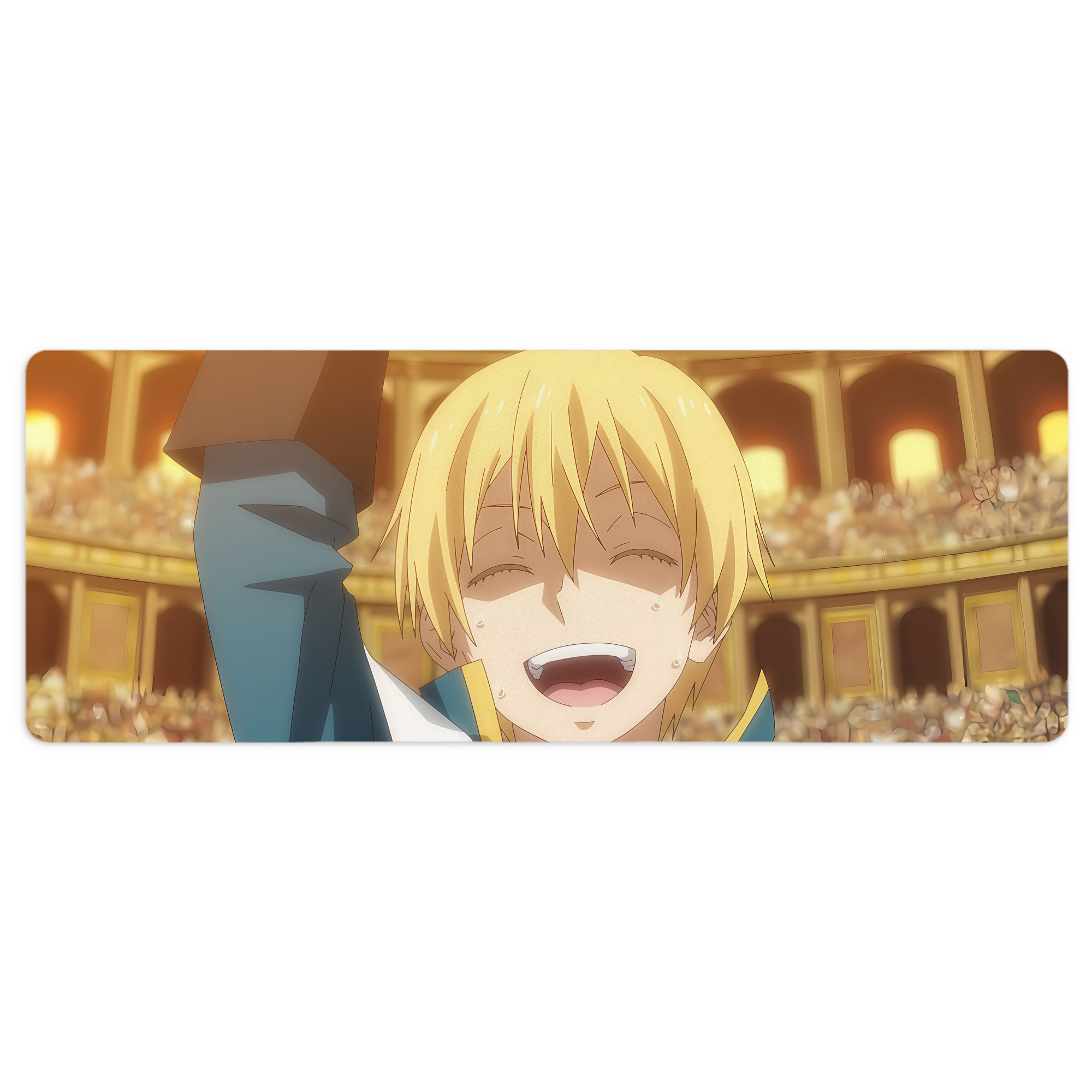 （画像用） 転スラ Regarding Reincarnated to Slime ステッチ加工 大判デスクマット／滑り止めマウスパッド