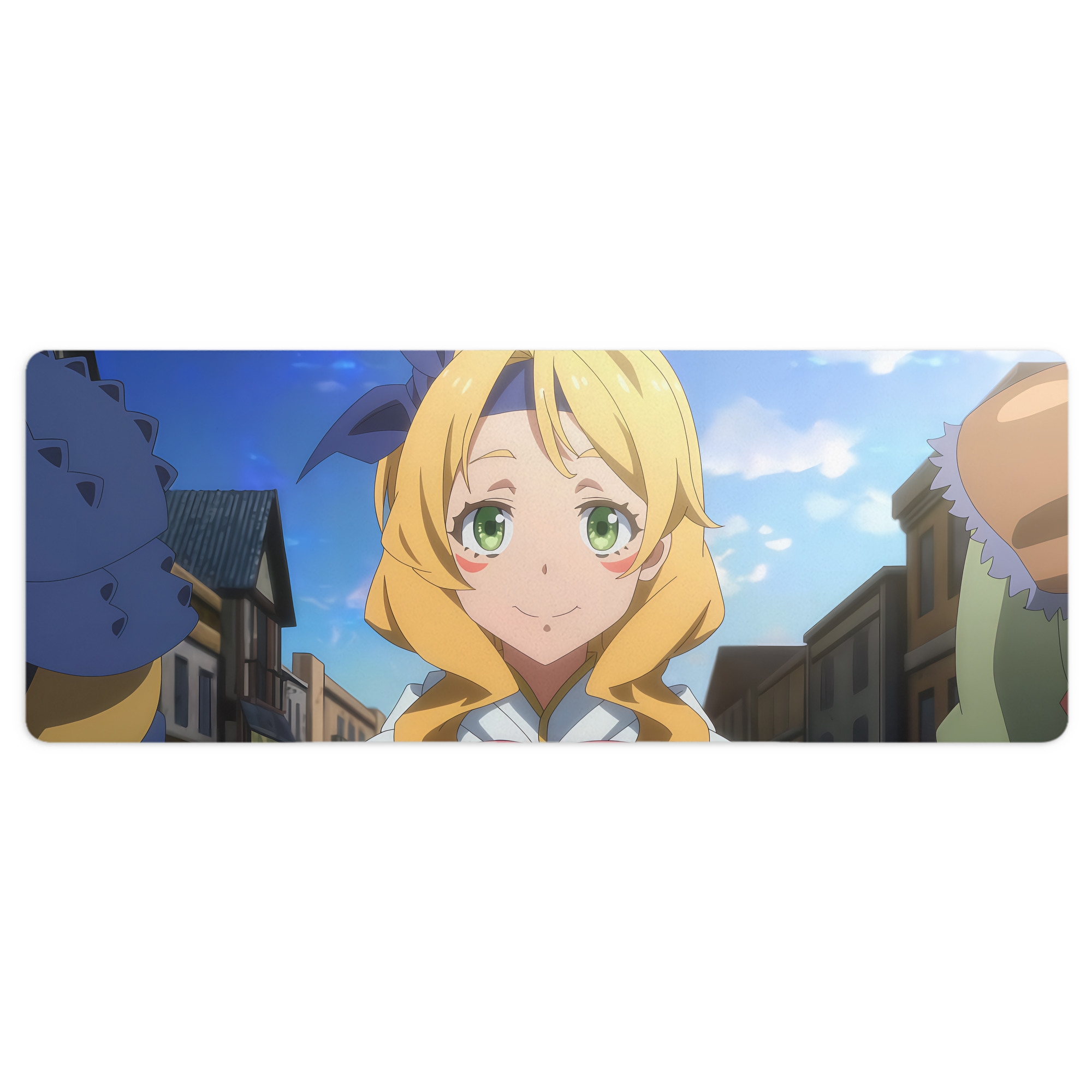 （画像用） 転スラ Regarding Reincarnated to Slime ステッチ加工 大判デスクマット／滑り止めマウスパッド
