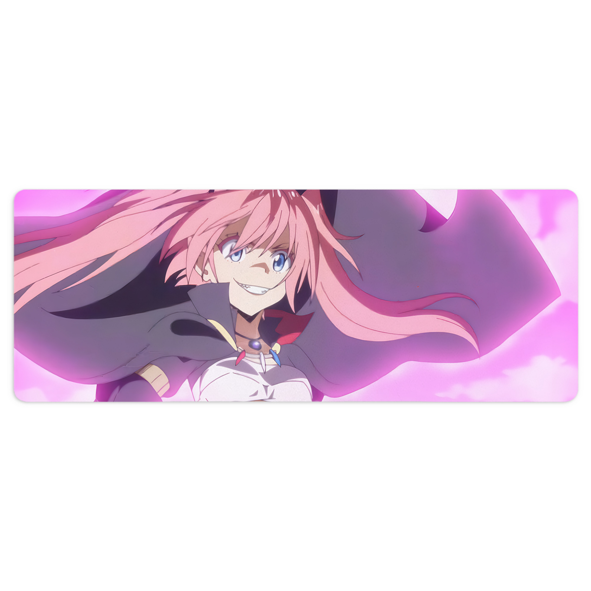 （画像用） 転スラ Regarding Reincarnated to Slime ステッチ加工 大判デスクマット／滑り止めマウスパッド