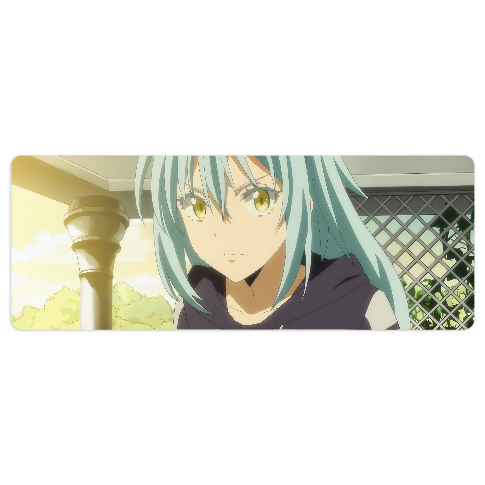 （画像用） 転スラ Regarding Reincarnated to Slime ステッチ加工 大判デスクマット／滑り止めマウスパッド