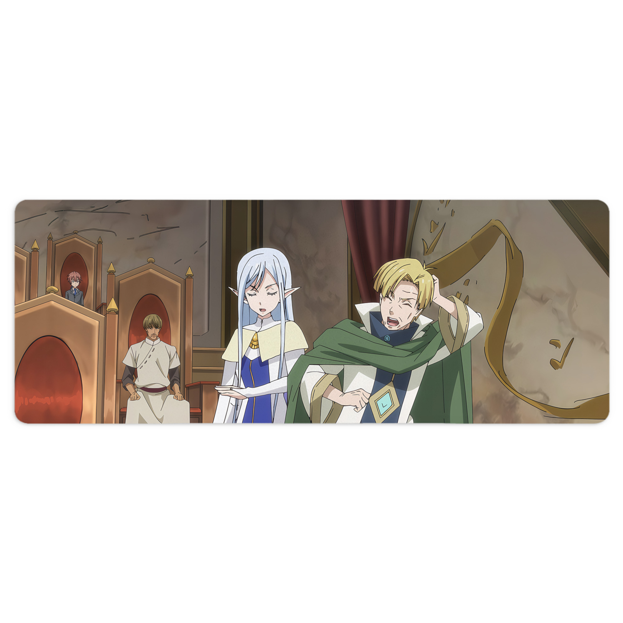 （画像用） 転スラ Regarding Reincarnated to Slime ステッチ加工 大判デスクマット／滑り止めマウスパッド