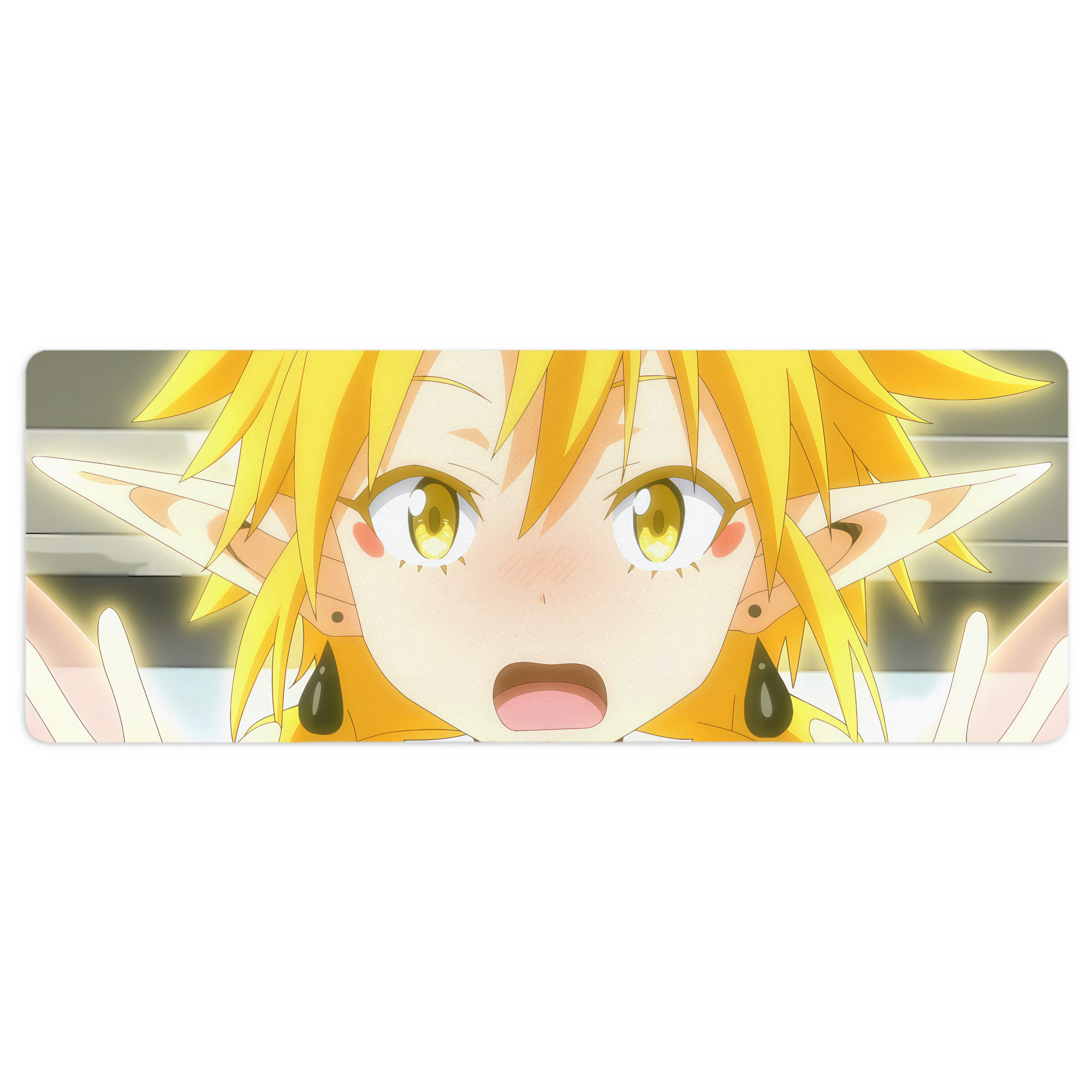 （画像用） 転スラ Regarding Reincarnated to Slime ステッチ加工 大判デスクマット／滑り止めマウスパッド