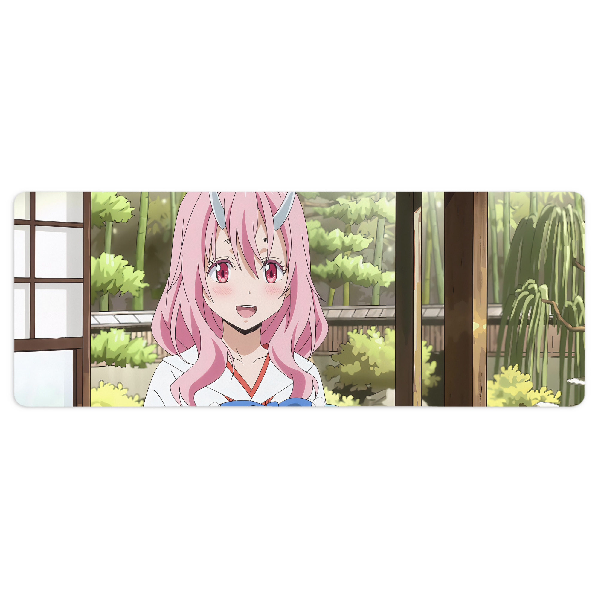 （画像用） 転スラ Regarding Reincarnated to Slime ステッチ加工 大判デスクマット／滑り止めマウスパッド