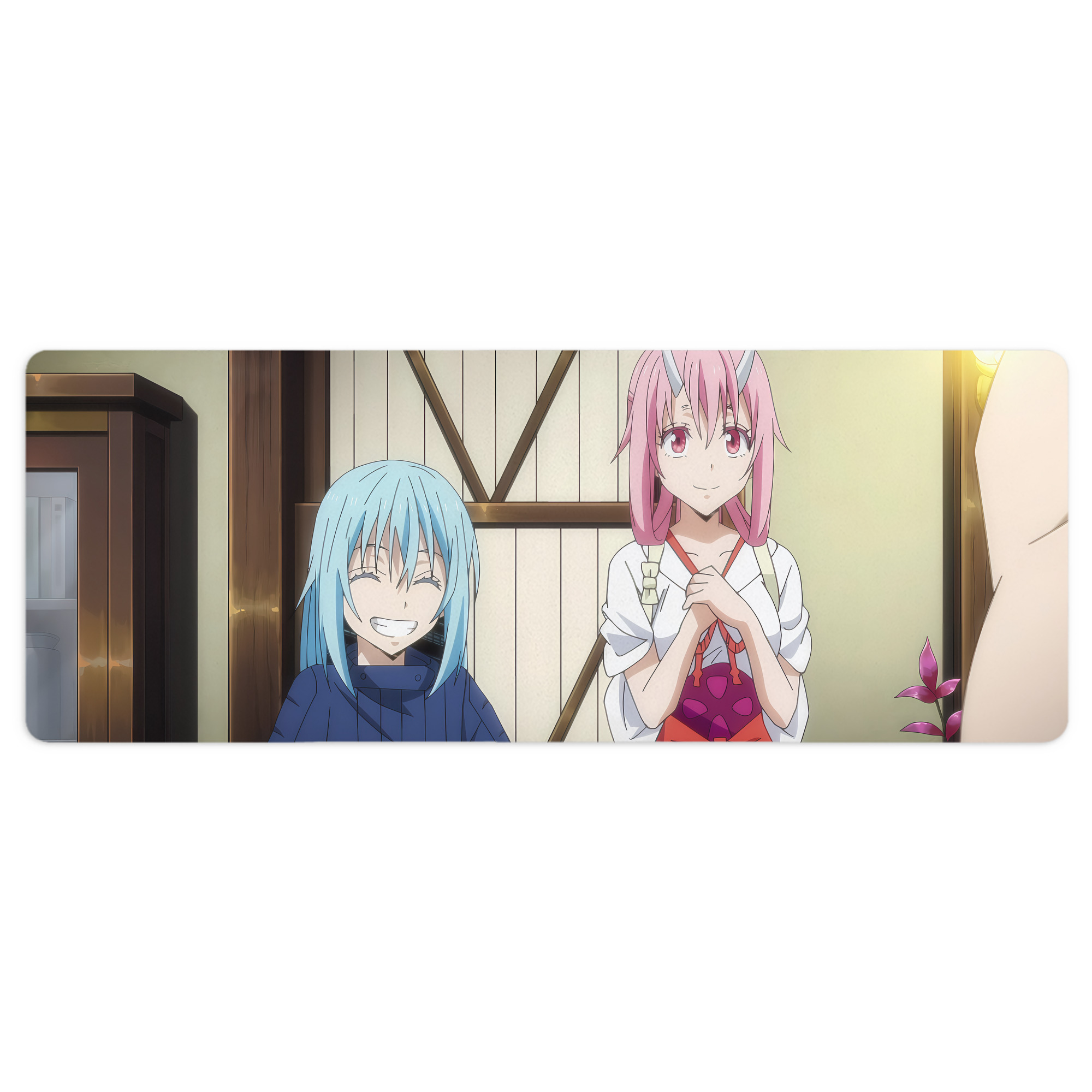 （画像用） 転スラ Regarding Reincarnated to Slime ステッチ加工 大判デスクマット／滑り止めマウスパッド