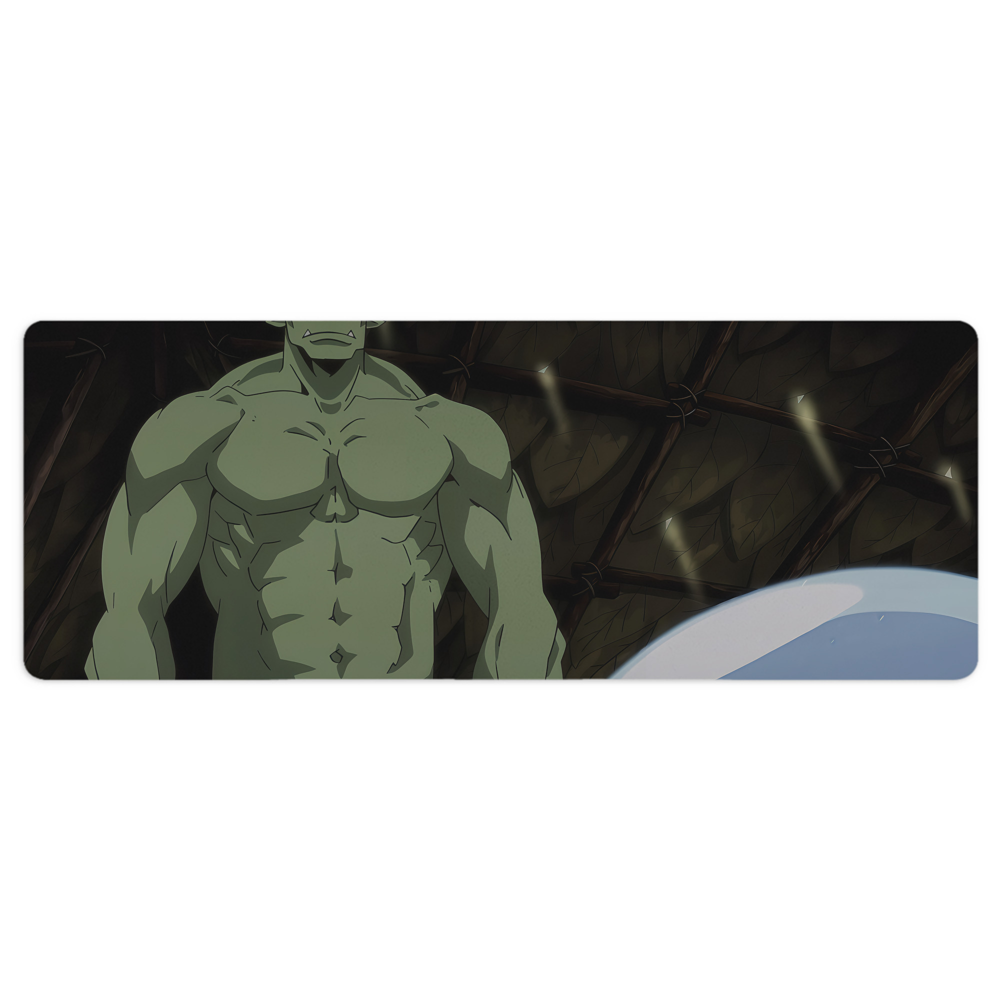 （画像用） 転スラ Regarding Reincarnated to Slime ステッチ加工 大判デスクマット／滑り止めマウスパッド