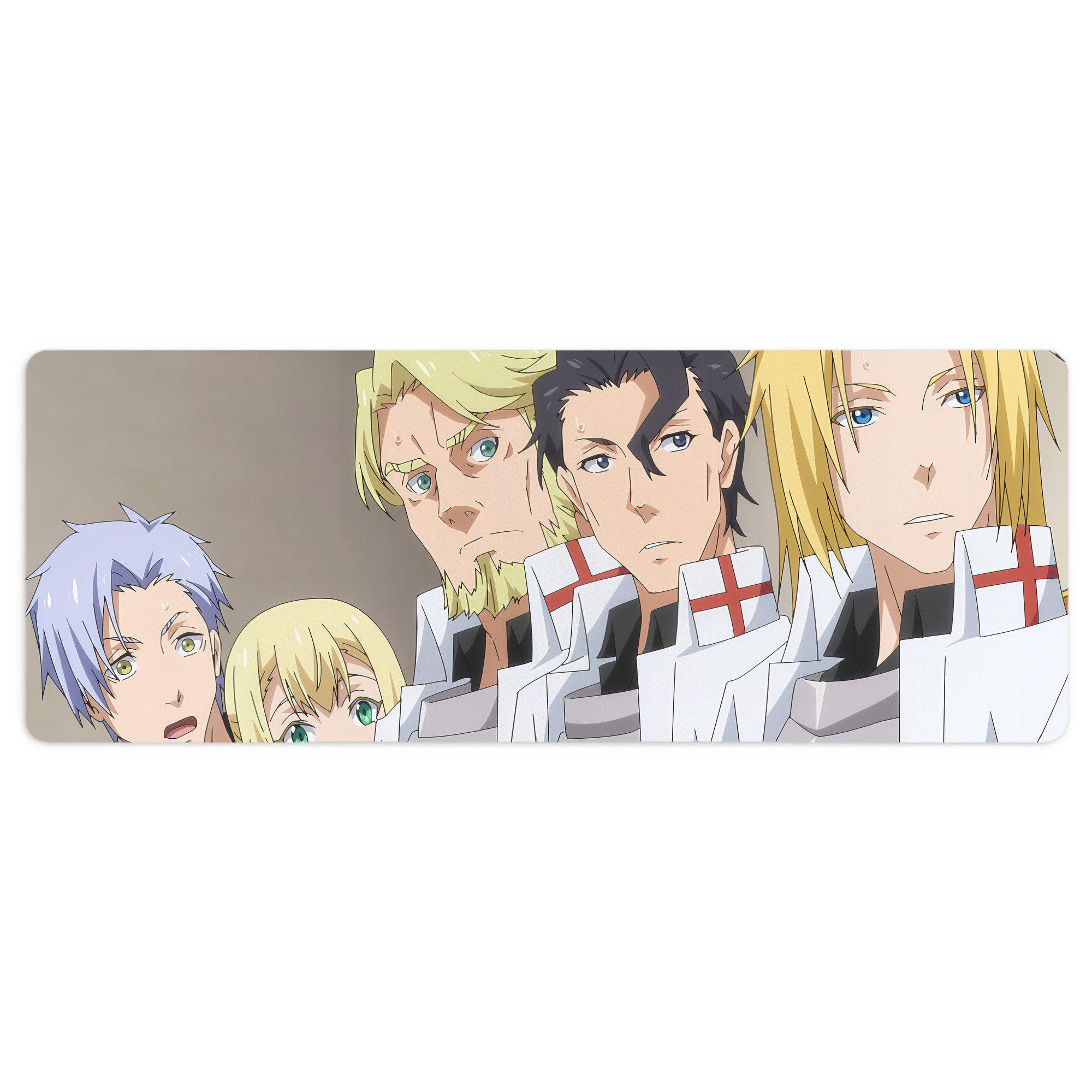 （画像用） 転スラ Regarding Reincarnated to Slime ステッチ加工 大判デスクマット／滑り止めマウスパッド
