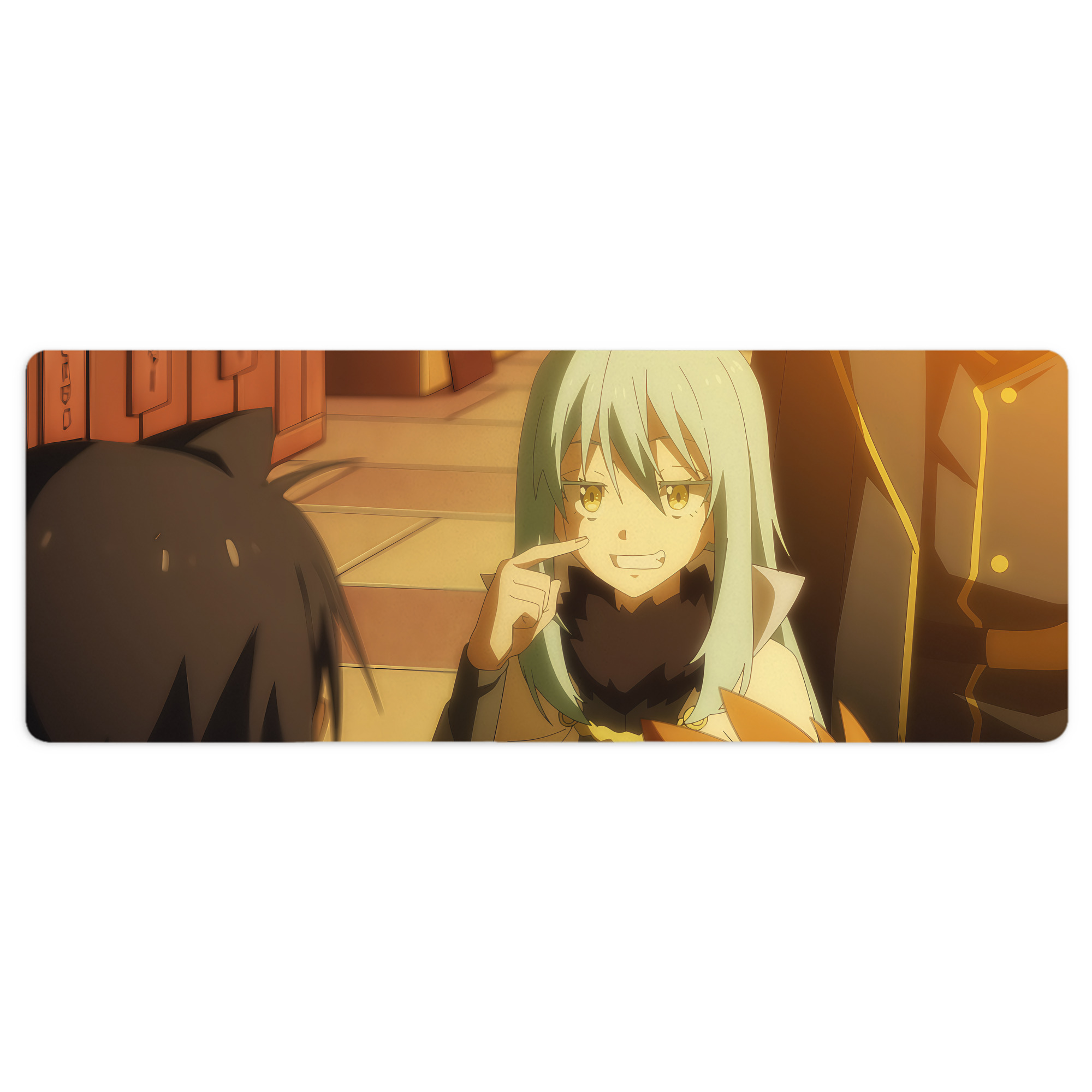 （画像用） 転スラ Regarding Reincarnated to Slime ステッチ加工 大判デスクマット／滑り止めマウスパッド