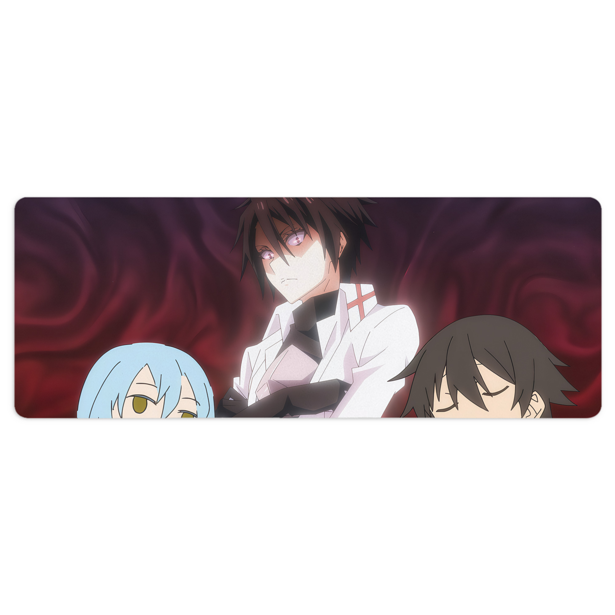 （画像用） 転スラ Regarding Reincarnated to Slime ステッチ加工 大判デスクマット／滑り止めマウスパッド