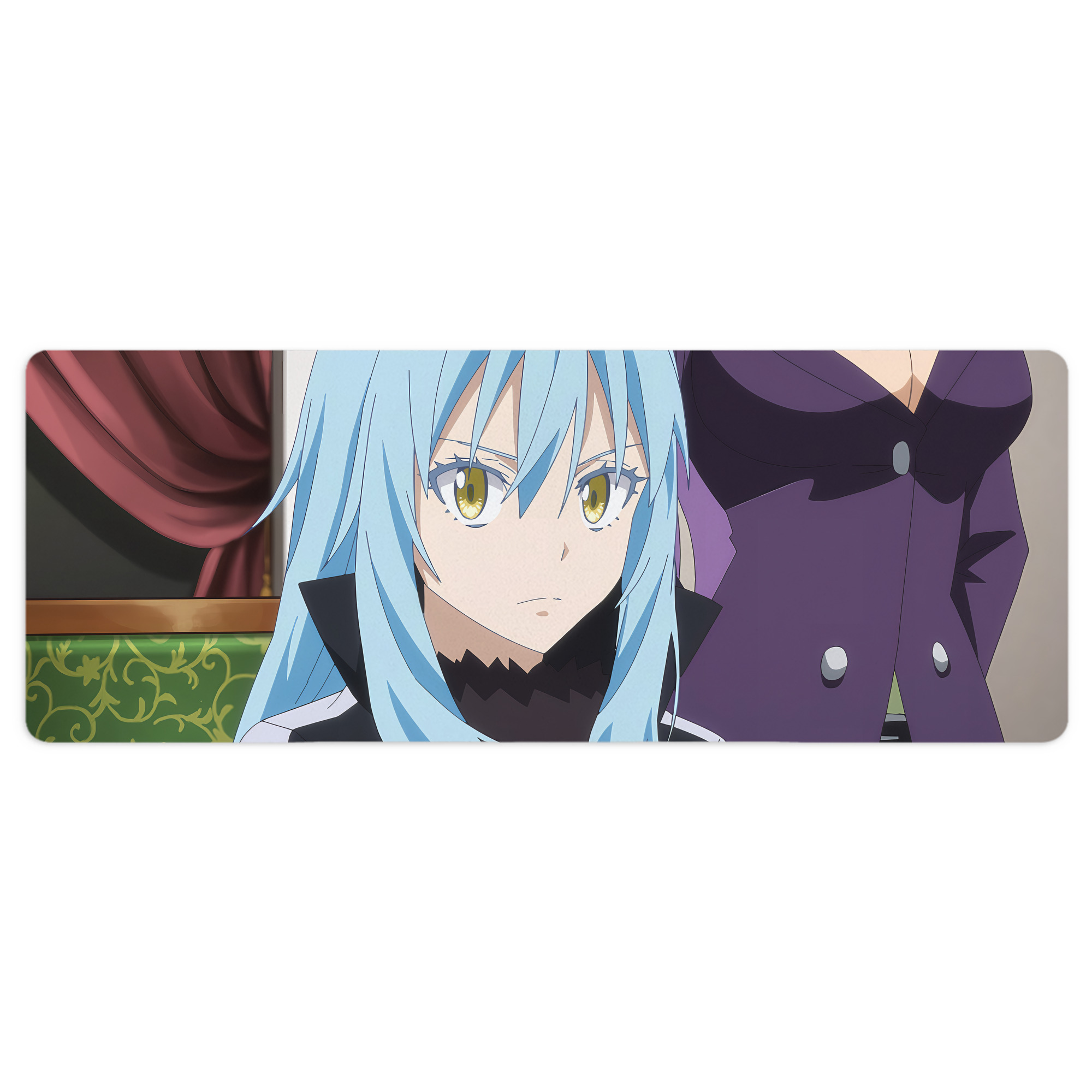 （画像用） 転スラ Regarding Reincarnated to Slime ステッチ加工 大判デスクマット／滑り止めマウスパッド