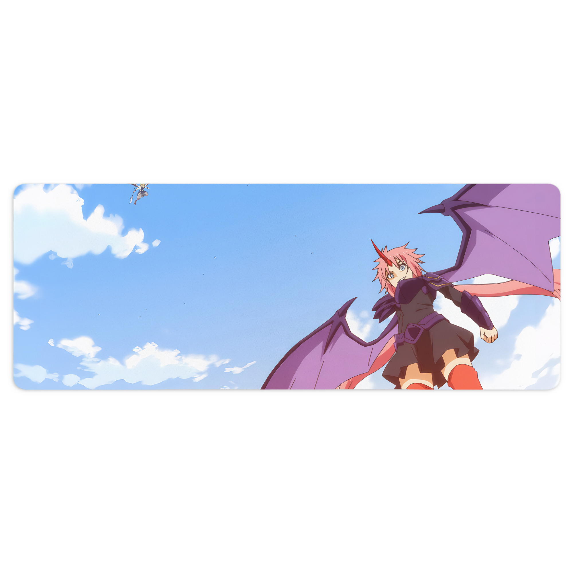 （画像用） 転スラ Regarding Reincarnated to Slime ステッチ加工 大判デスクマット／滑り止めマウスパッド