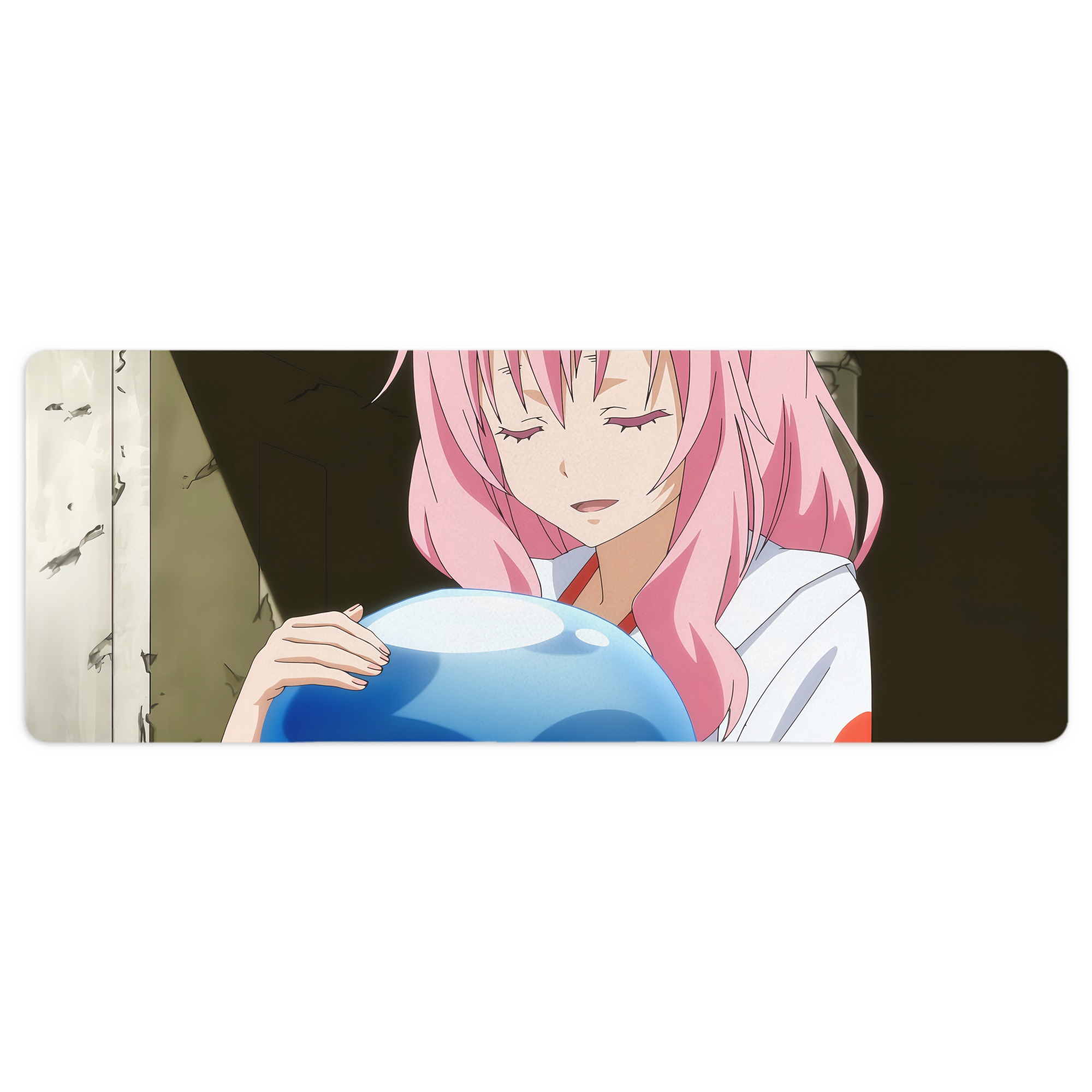（画像用） 転スラ Regarding Reincarnated to Slime ステッチ加工 大判デスクマット／滑り止めマウスパッド