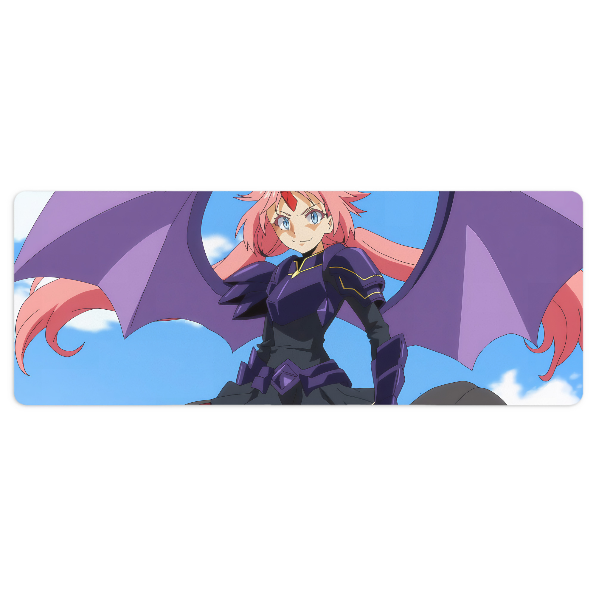 （画像用） 転スラ Regarding Reincarnated to Slime ステッチ加工 大判デスクマット／滑り止めマウスパッド