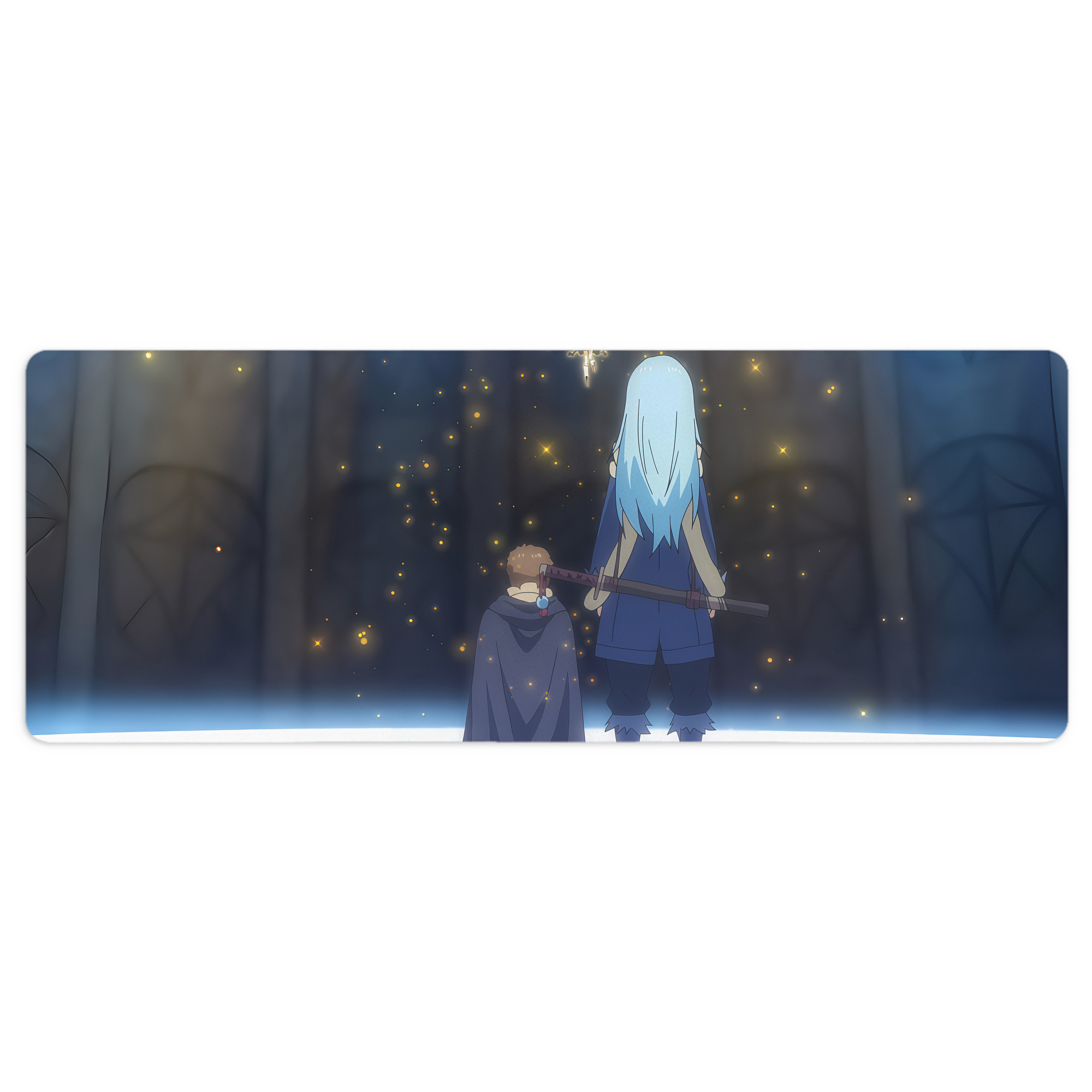 （画像用） 転スラ Regarding Reincarnated to Slime ステッチ加工 大判デスクマット／滑り止めマウスパッド