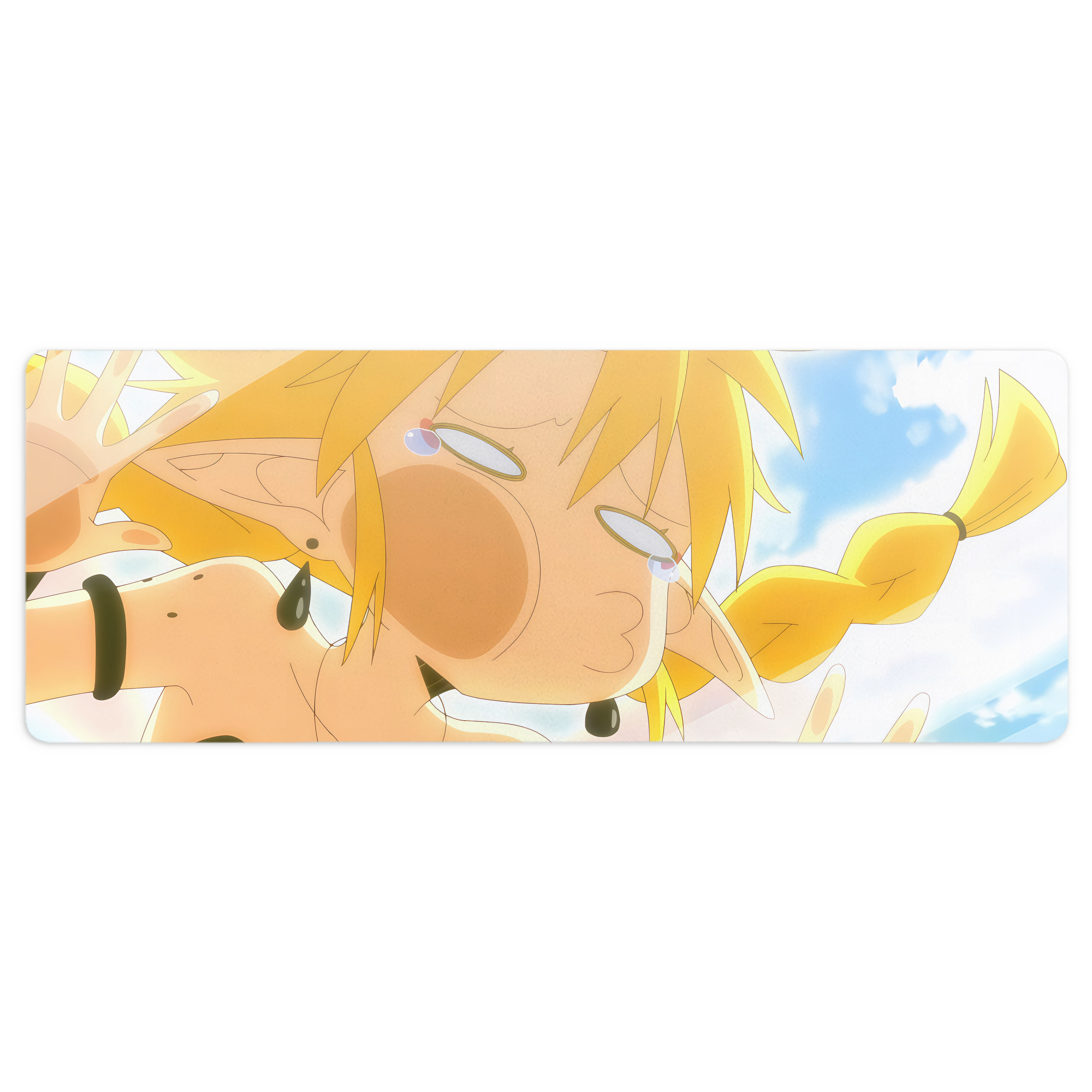 （画像用） 転スラ Regarding Reincarnated to Slime ステッチ加工 大判デスクマット／滑り止めマウスパッド