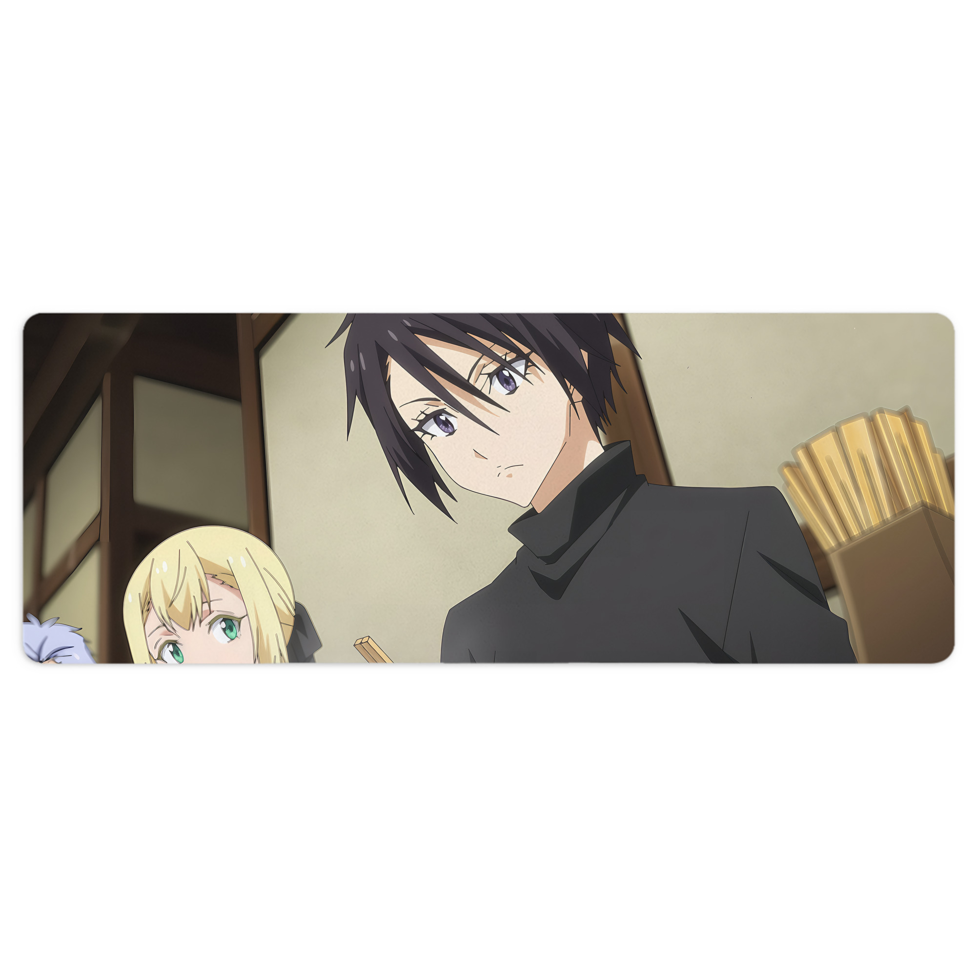 （画像用） 転スラ Regarding Reincarnated to Slime ステッチ加工 大判デスクマット／滑り止めマウスパッド