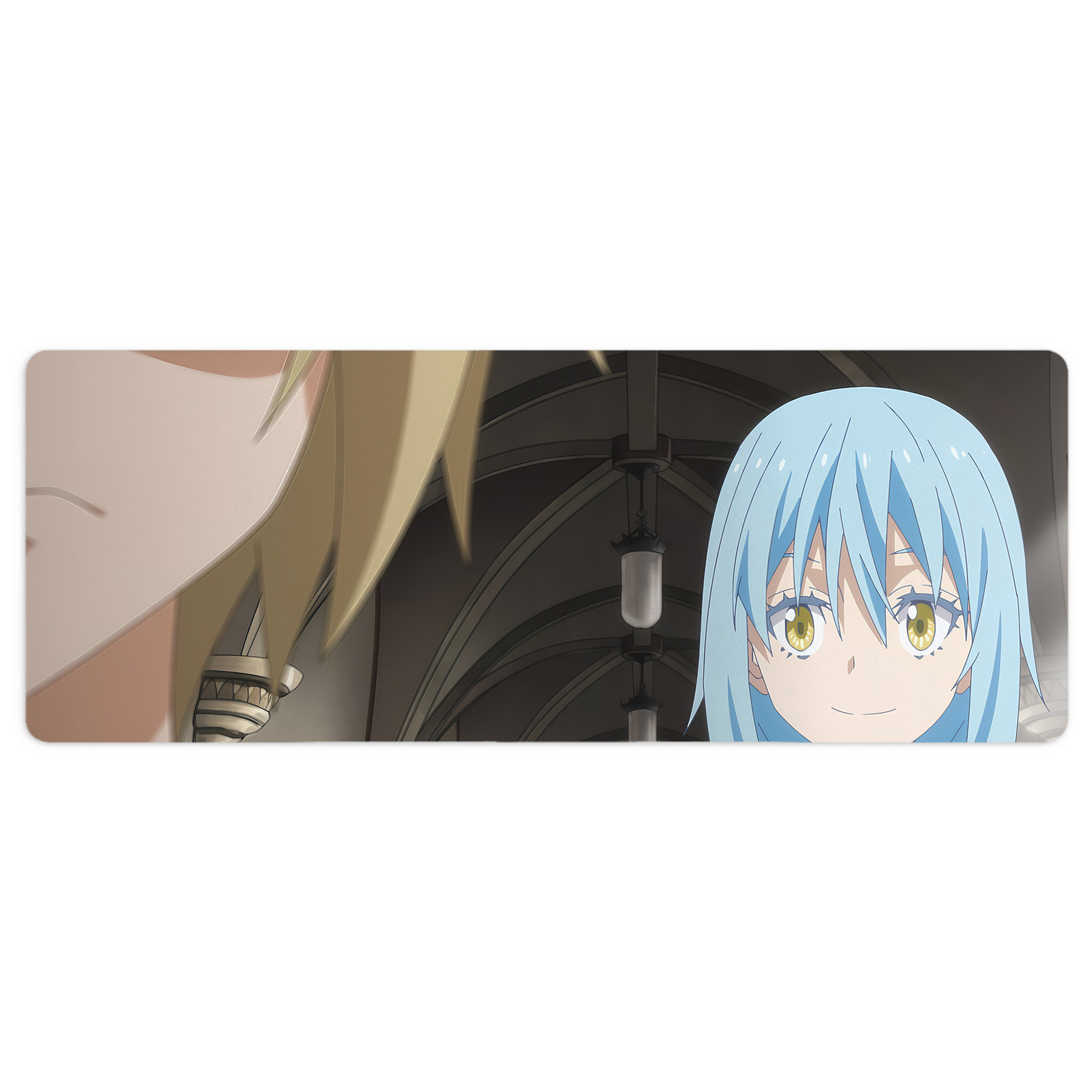 （画像用） 転スラ Regarding Reincarnated to Slime ステッチ加工 大判デスクマット／滑り止めマウスパッド