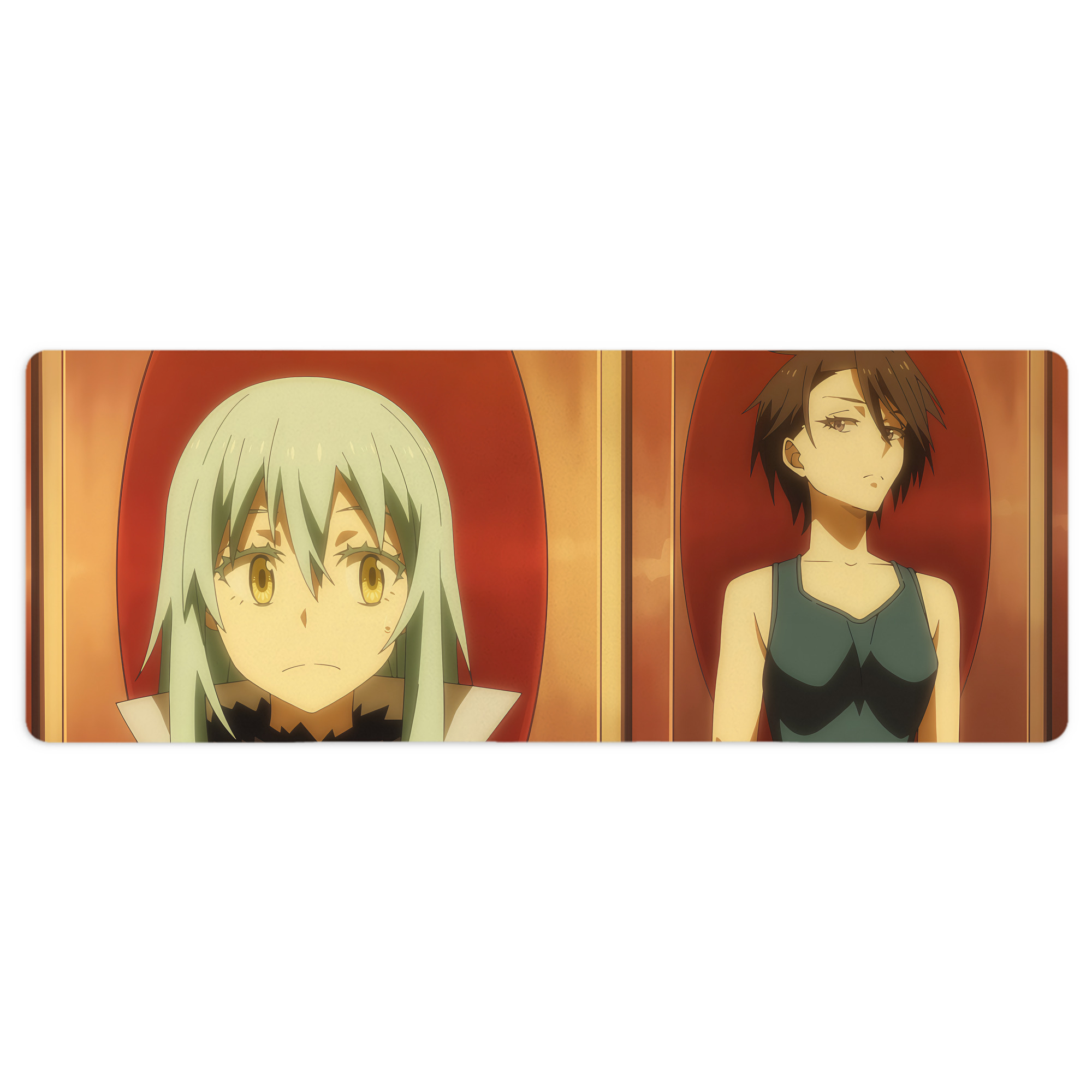 （画像用） 転スラ Regarding Reincarnated to Slime ステッチ加工 大判デスクマット／滑り止めマウスパッド