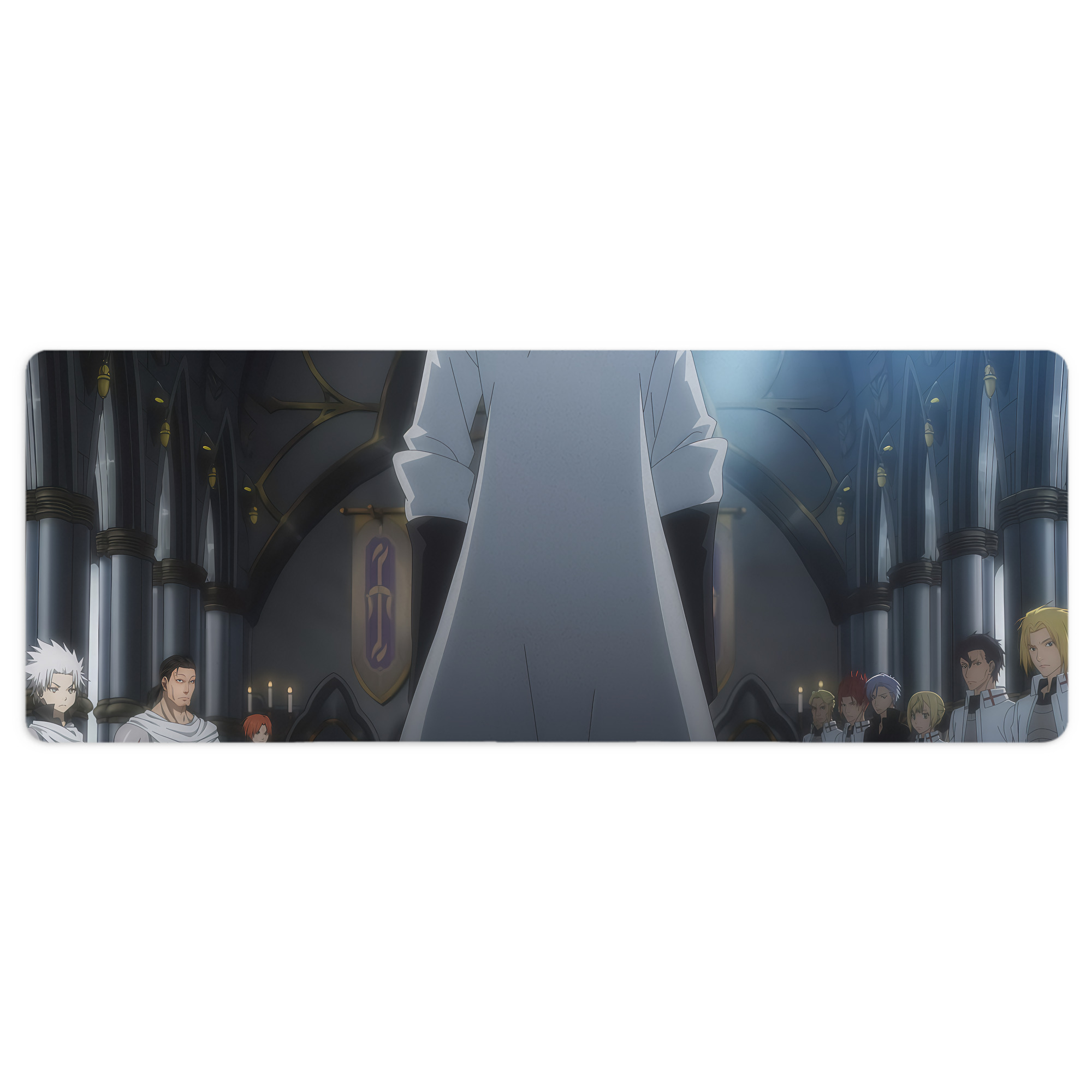 （画像用） 転スラ Regarding Reincarnated to Slime ステッチ加工 大判デスクマット／滑り止めマウスパッド