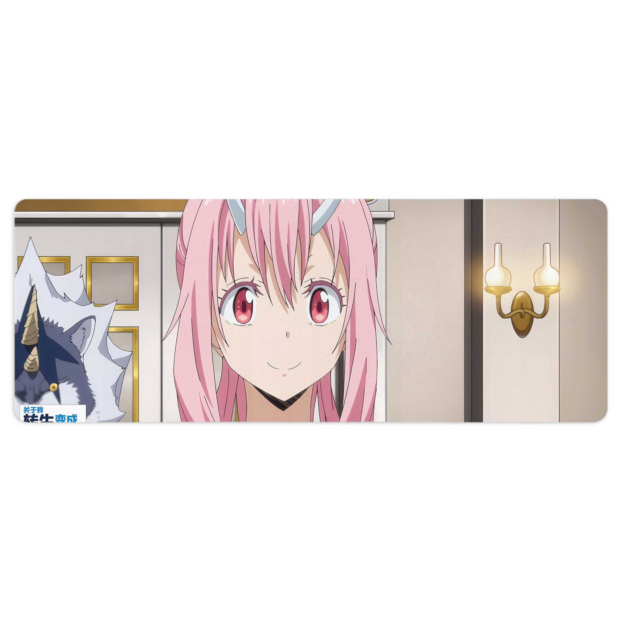 （画像用） 転スラ Regarding Reincarnated to Slime ステッチ加工 大判デスクマット／滑り止めマウスパッド
