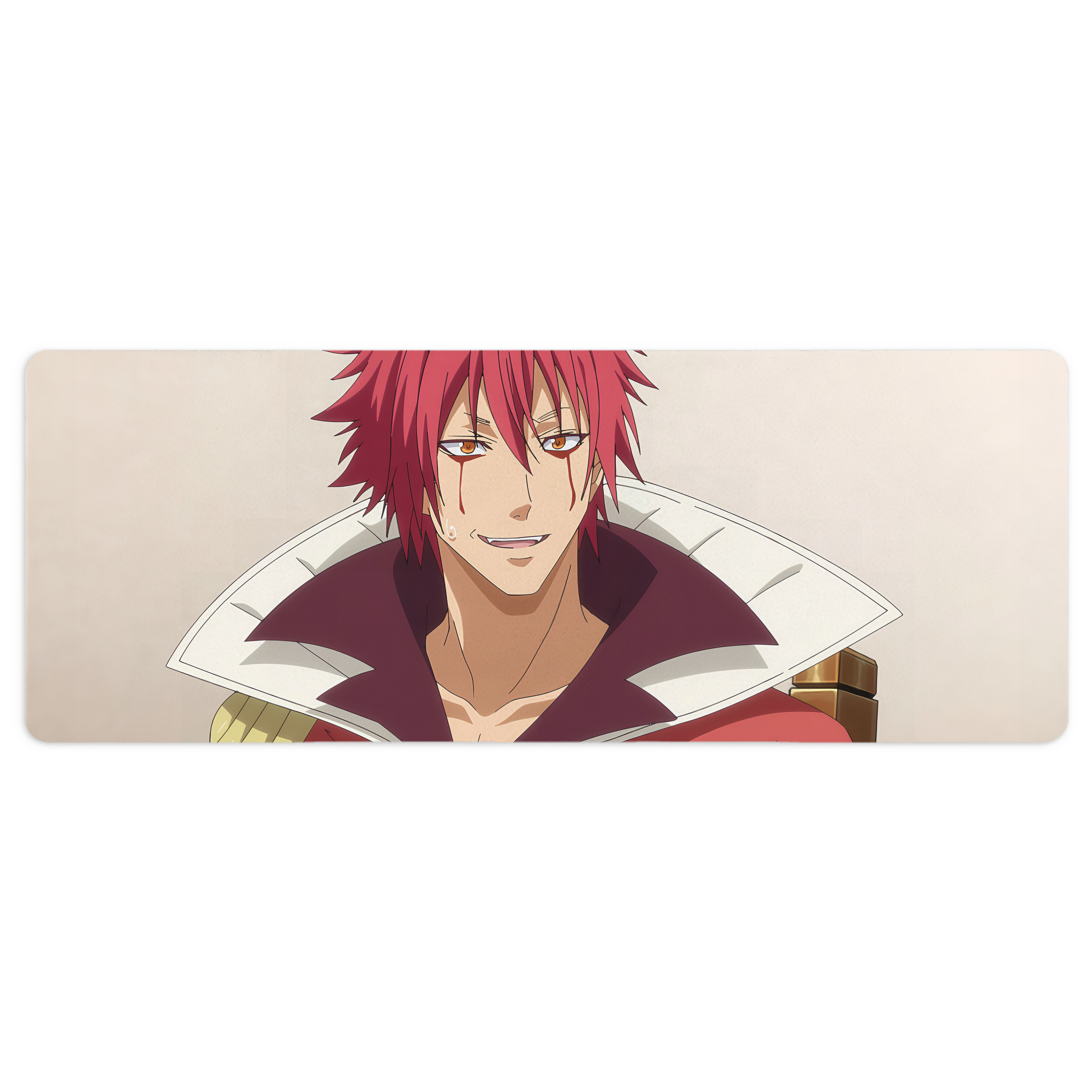 （画像用） 転スラ Regarding Reincarnated to Slime ステッチ加工 大判デスクマット／滑り止めマウスパッド