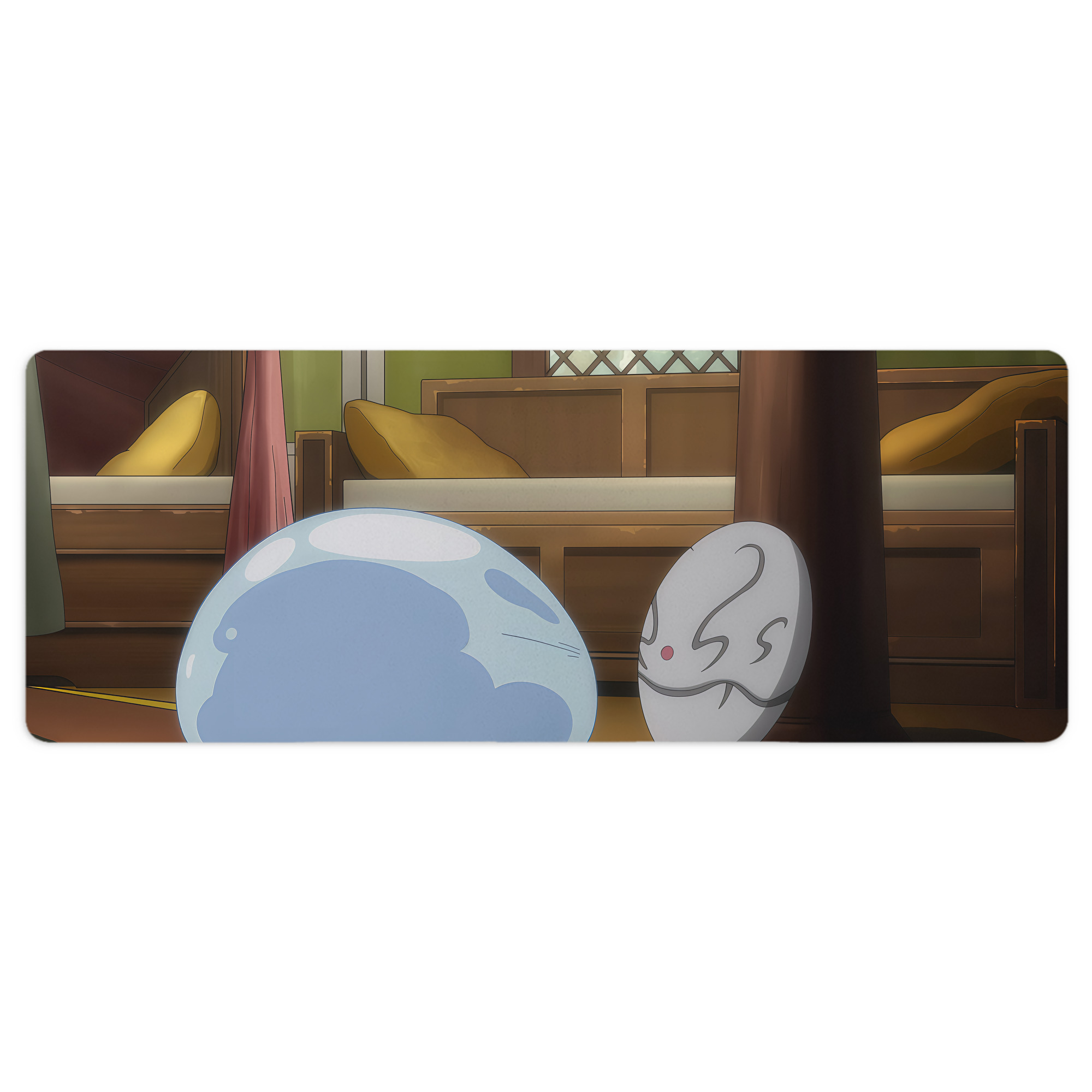 （画像用） 転スラ Regarding Reincarnated to Slime ステッチ加工 大判デスクマット／滑り止めマウスパッド