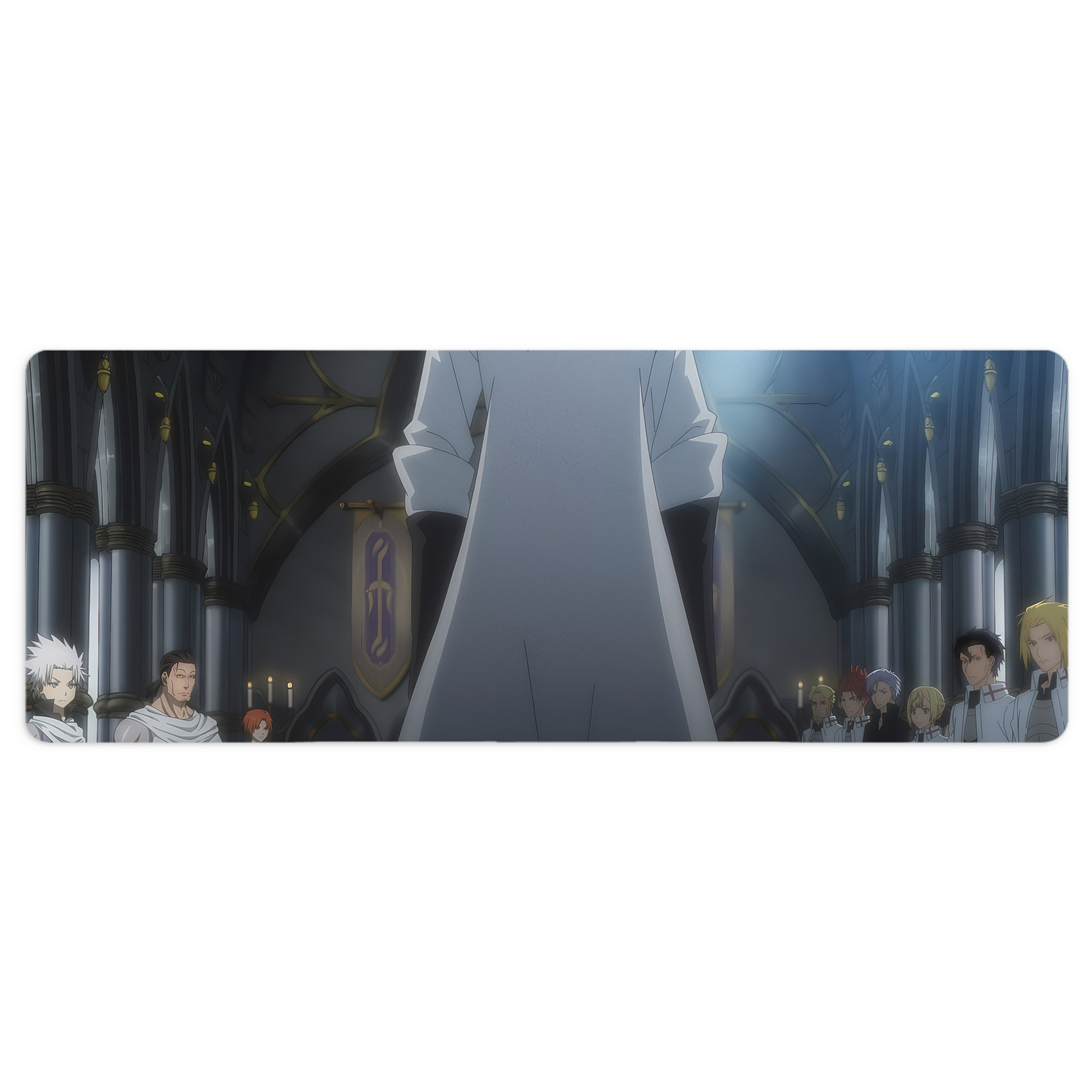 （画像用） 転スラ Regarding Reincarnated to Slime ステッチ加工 大判デスクマット／滑り止めマウスパッド