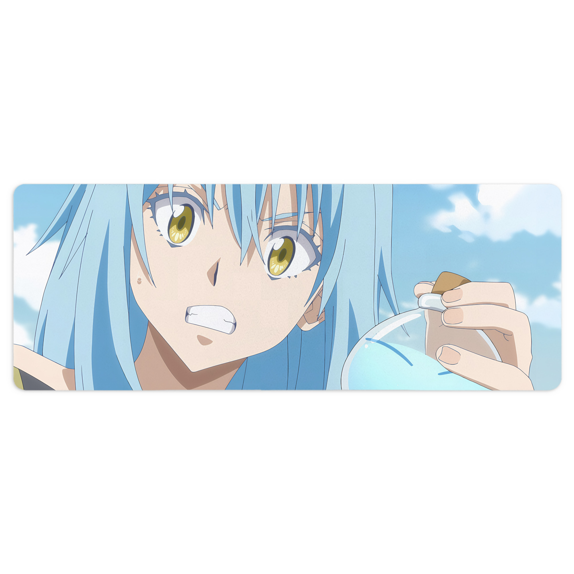 （画像用） 転スラ Regarding Reincarnated to Slime ステッチ加工 大判デスクマット／滑り止めマウスパッド