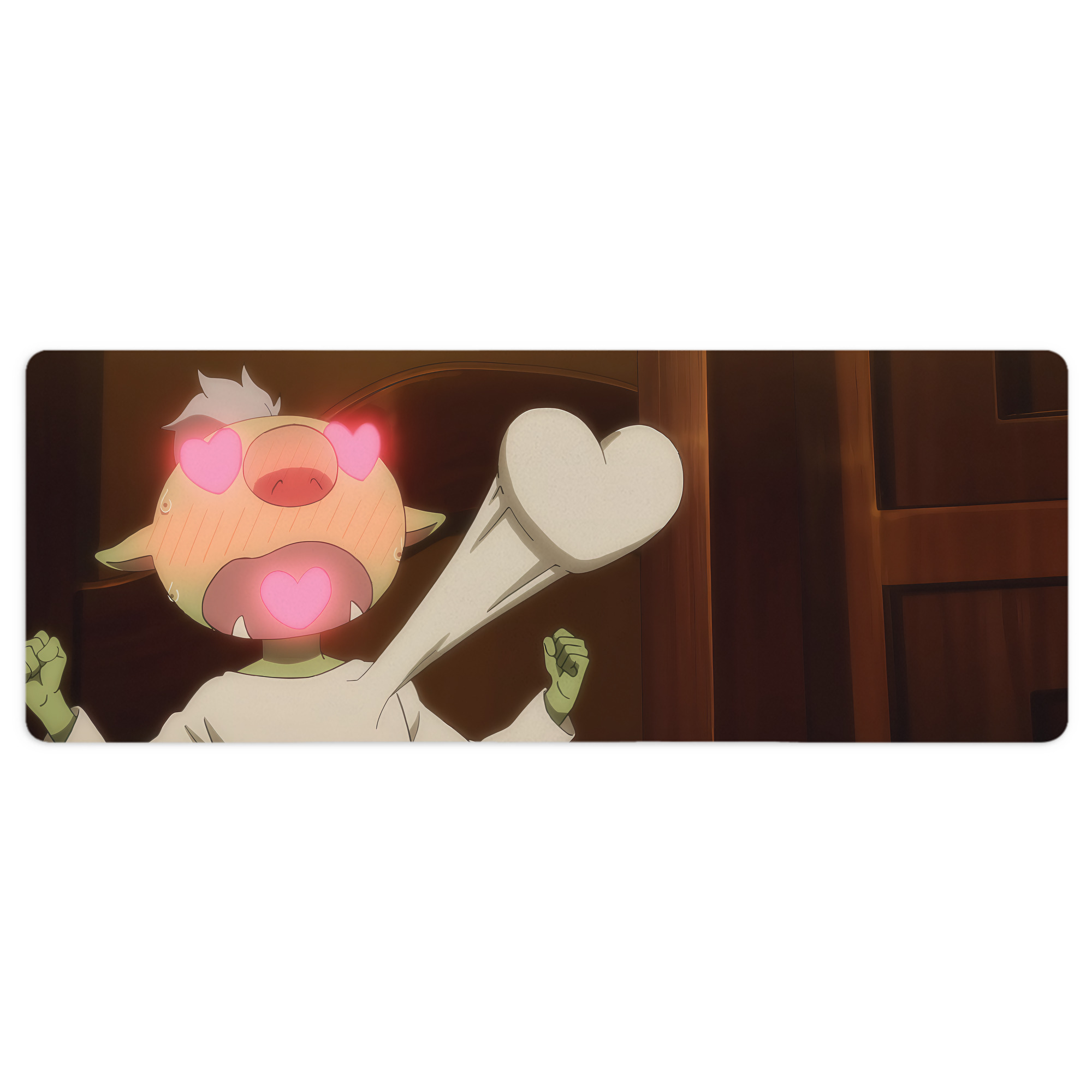 （画像用） 転スラ Regarding Reincarnated to Slime ステッチ加工 大判デスクマット／滑り止めマウスパッド