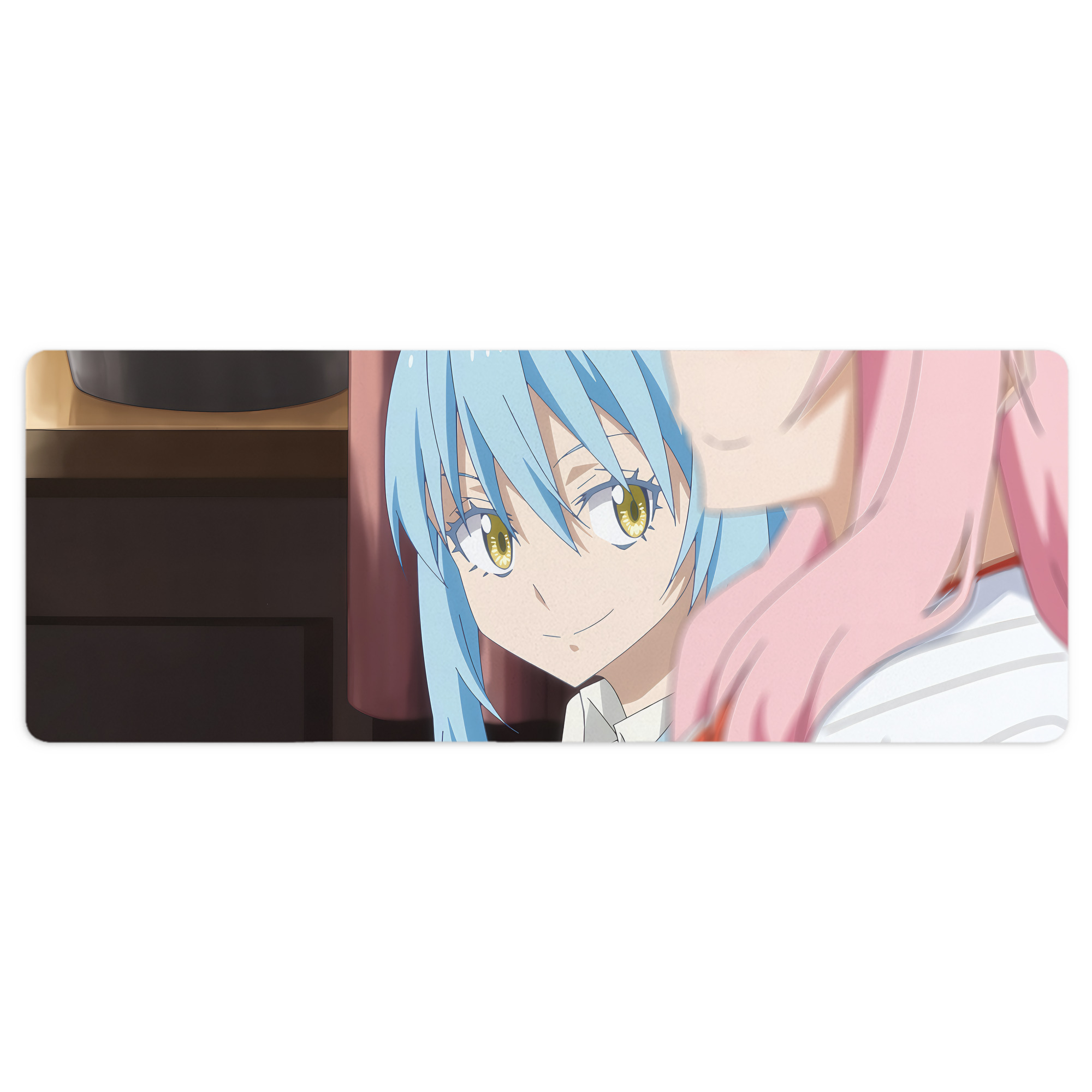 （画像用） 転スラ Regarding Reincarnated to Slime ステッチ加工 大判デスクマット／滑り止めマウスパッド