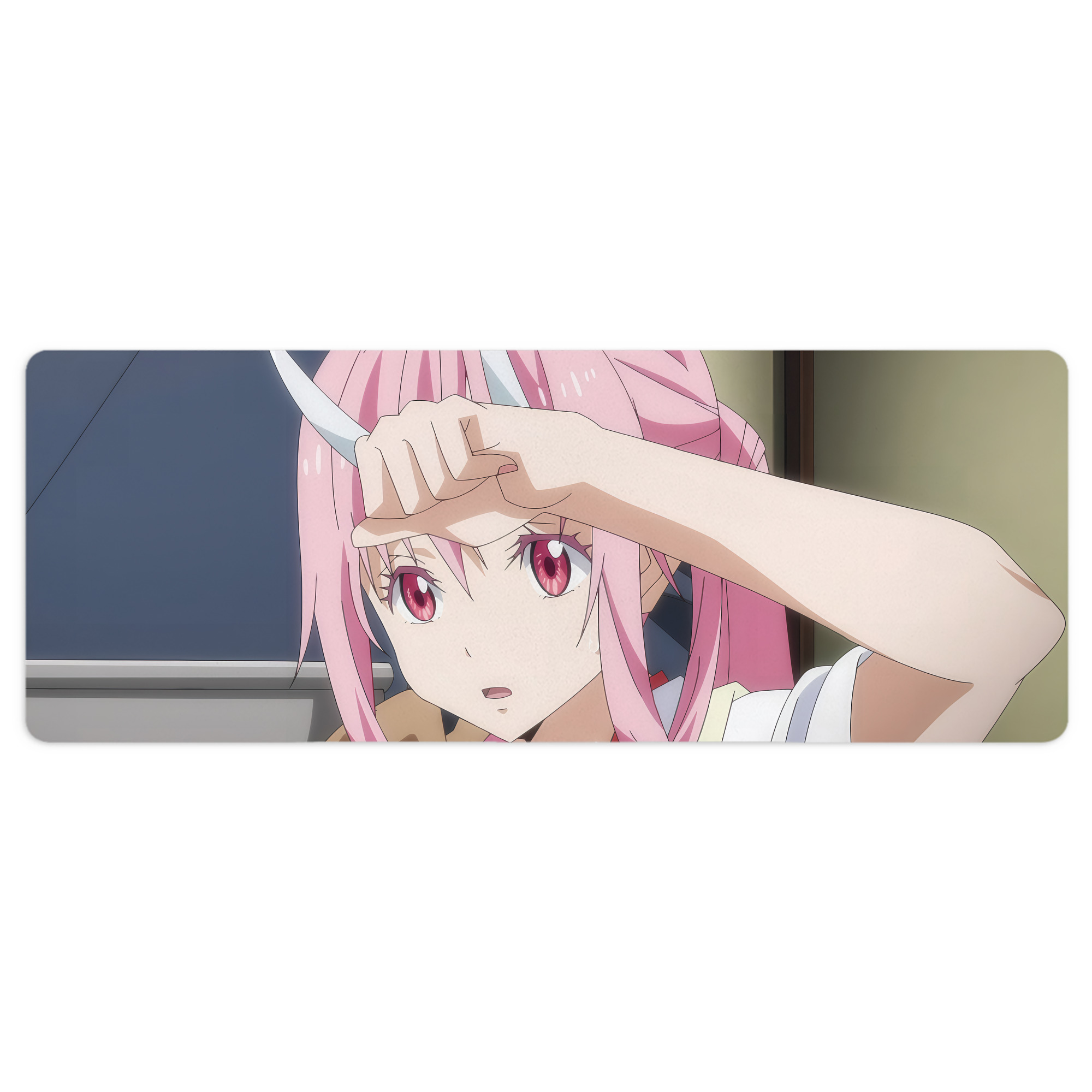 （画像用） 転スラ Regarding Reincarnated to Slime ステッチ加工 大判デスクマット／滑り止めマウスパッド