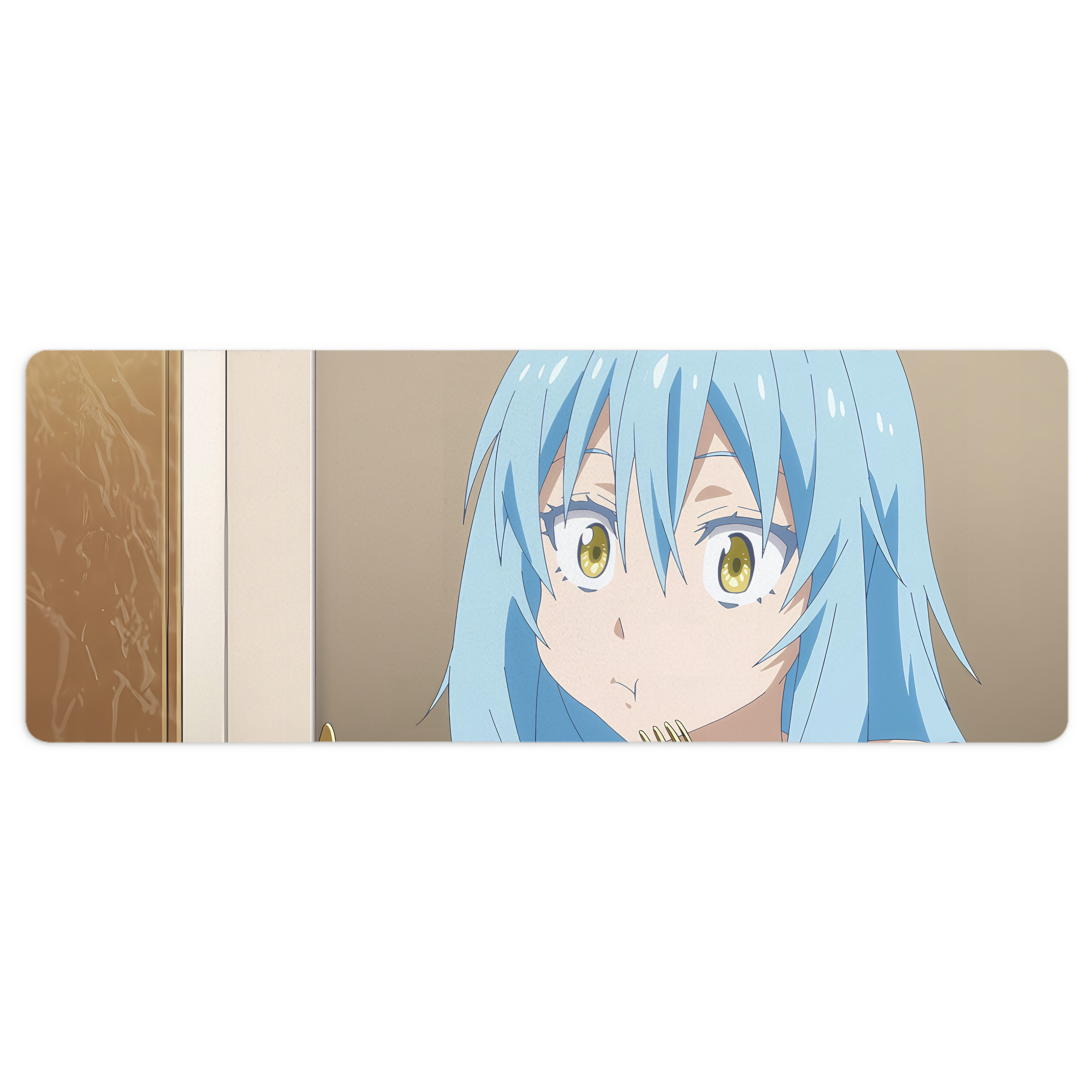 （画像用） 転スラ Regarding Reincarnated to Slime ステッチ加工 大判デスクマット／滑り止めマウスパッド