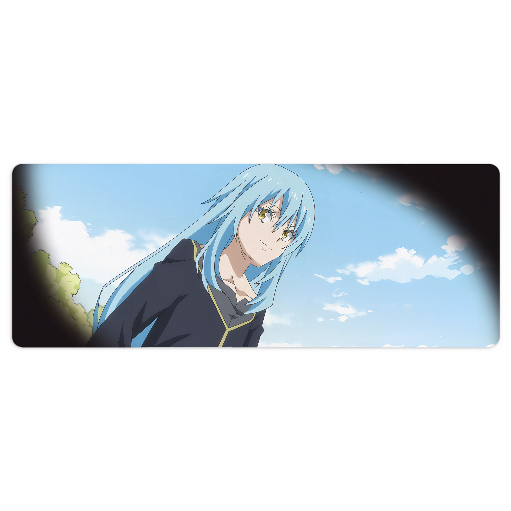 （画像用） 転スラ Regarding Reincarnated to Slime ステッチ加工 大判デスクマット／滑り止めマウスパッド
