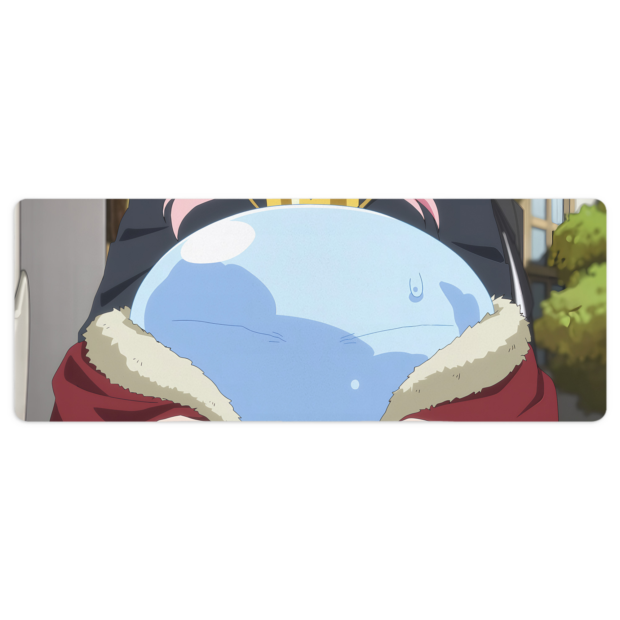（画像用） 転スラ Regarding Reincarnated to Slime ステッチ加工 大判デスクマット／滑り止めマウスパッド
