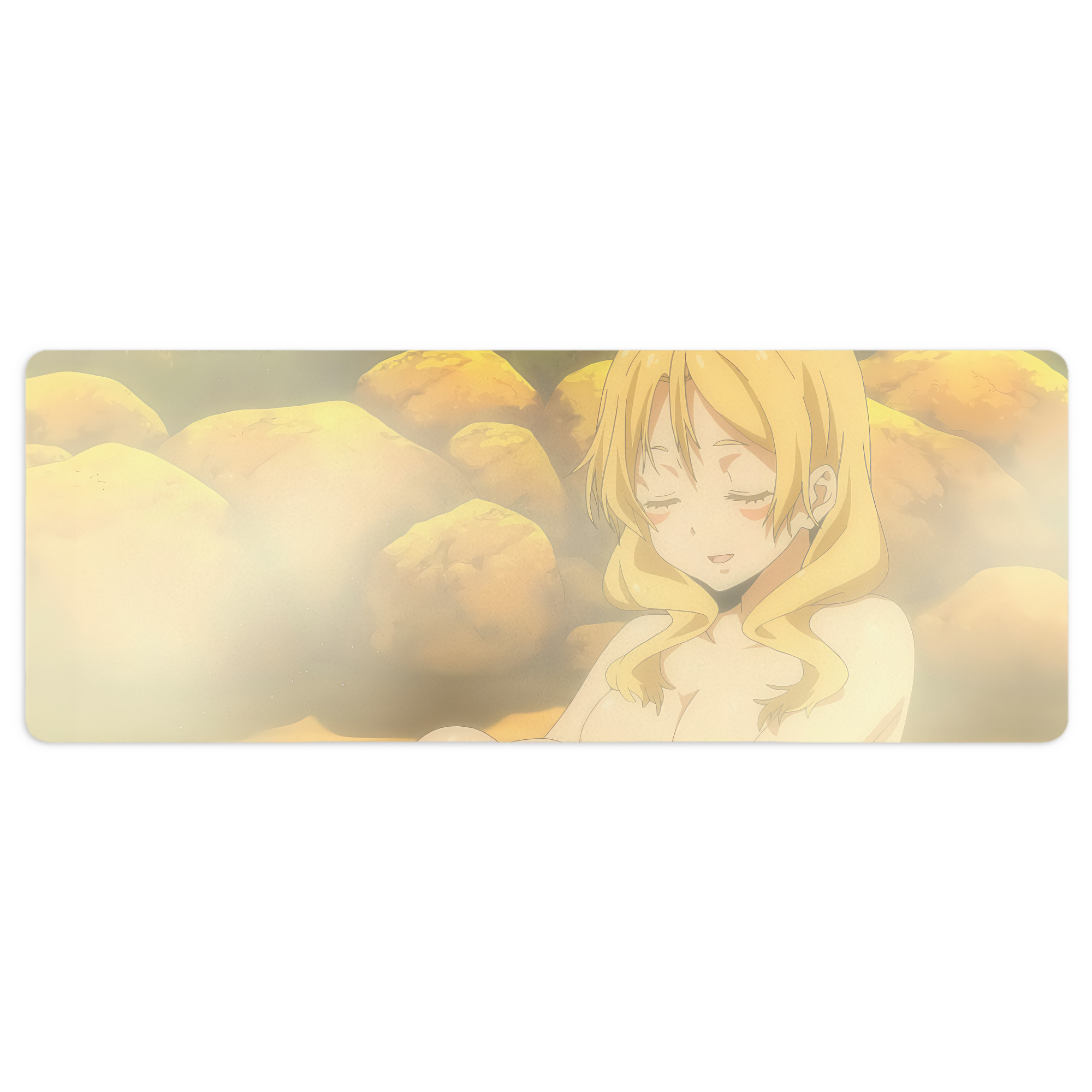 （画像用） 転スラ Regarding Reincarnated to Slime ステッチ加工 大判デスクマット／滑り止めマウスパッド
