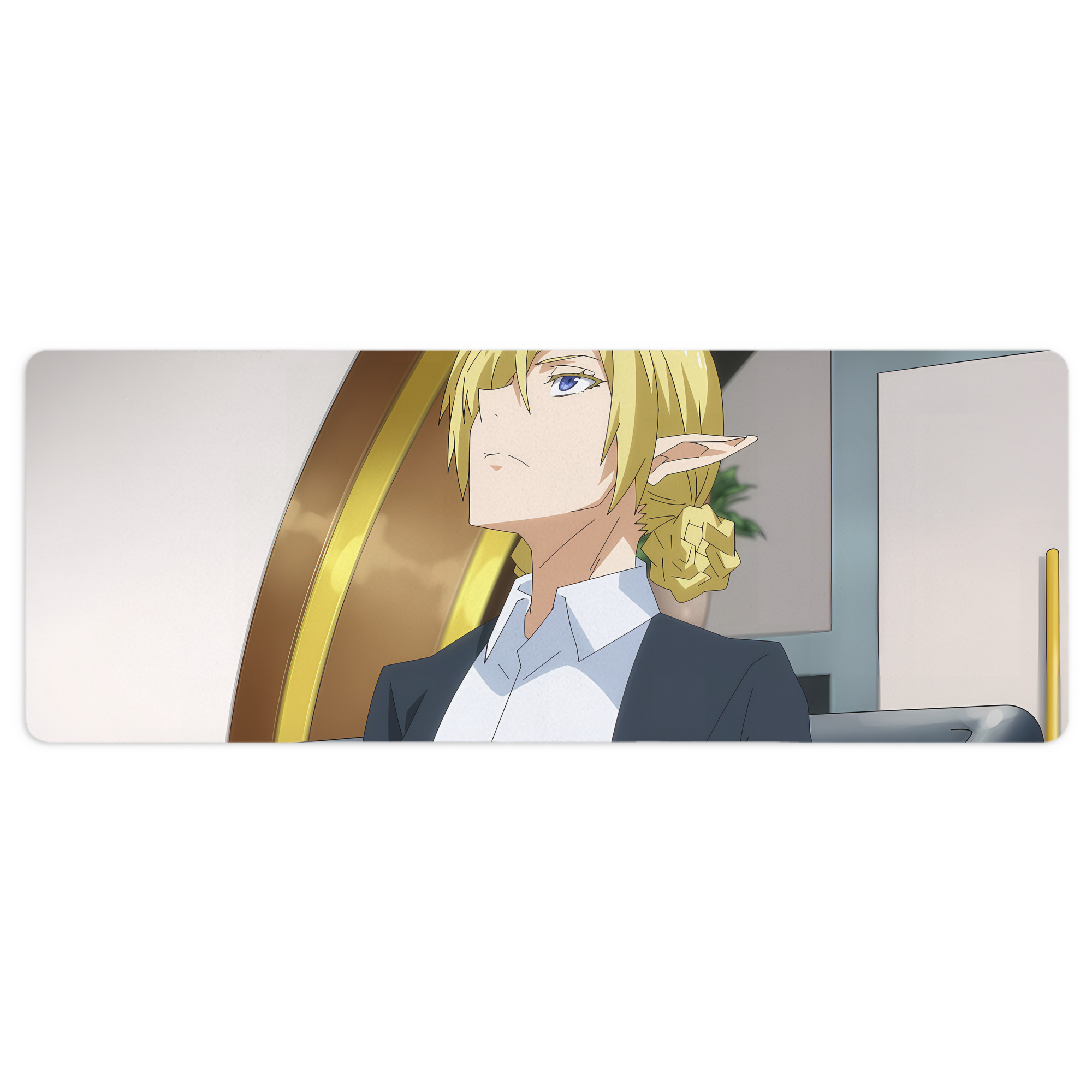 （画像用） 転スラ Regarding Reincarnated to Slime ステッチ加工 大判デスクマット／滑り止めマウスパッド