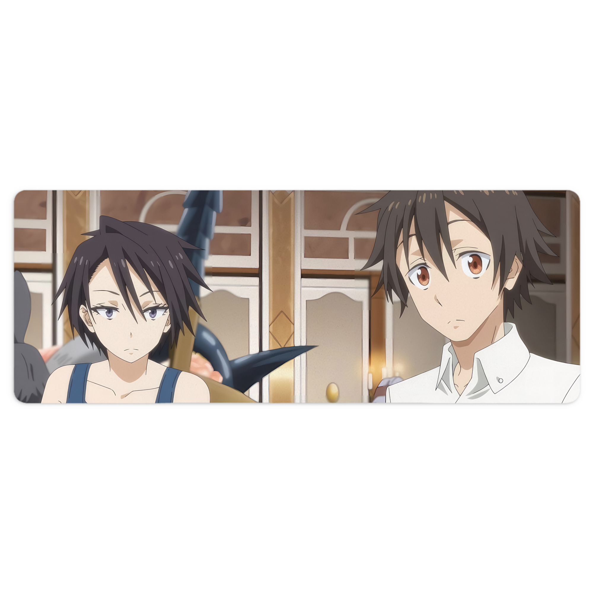 （画像用） 転スラ Regarding Reincarnated to Slime ステッチ加工 大判デスクマット／滑り止めマウスパッド