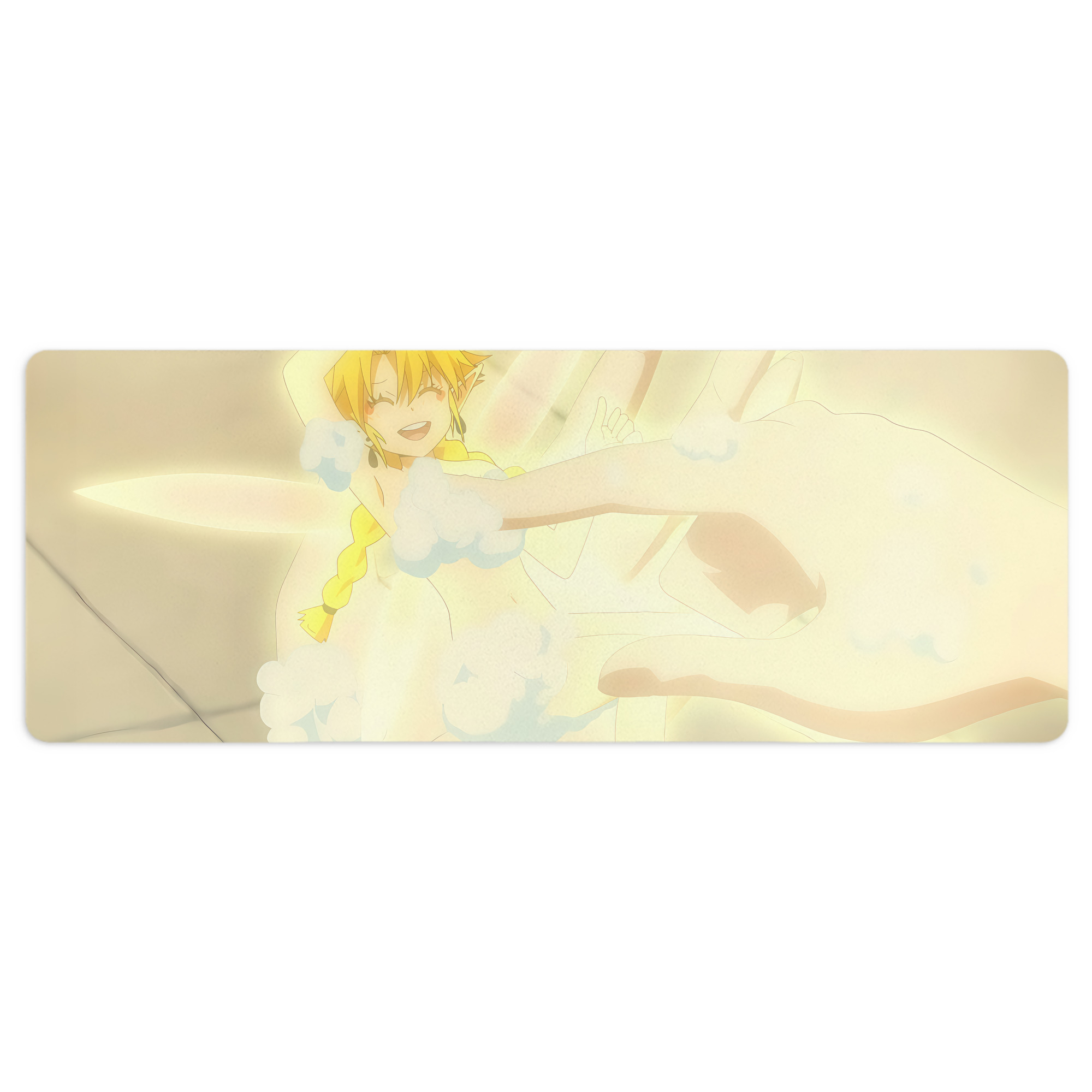 （画像用） 転スラ Regarding Reincarnated to Slime ステッチ加工 大判デスクマット／滑り止めマウスパッド