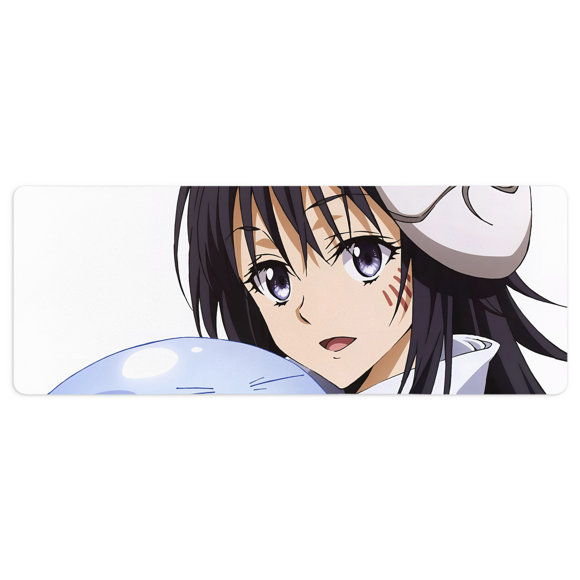 （画像用） 転スラ Regarding Reincarnated to Slime ステッチ加工 大判デスクマット／滑り止めマウスパッド