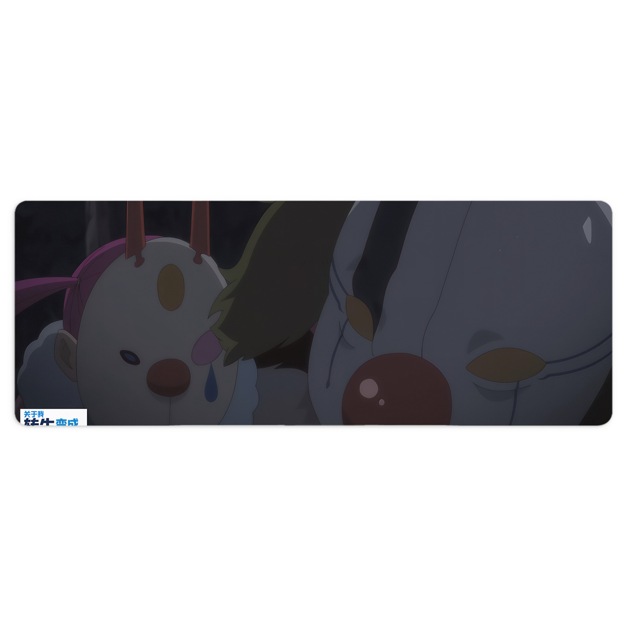 （画像用） 転スラ Regarding Reincarnated to Slime ステッチ加工 大判デスクマット／滑り止めマウスパッド