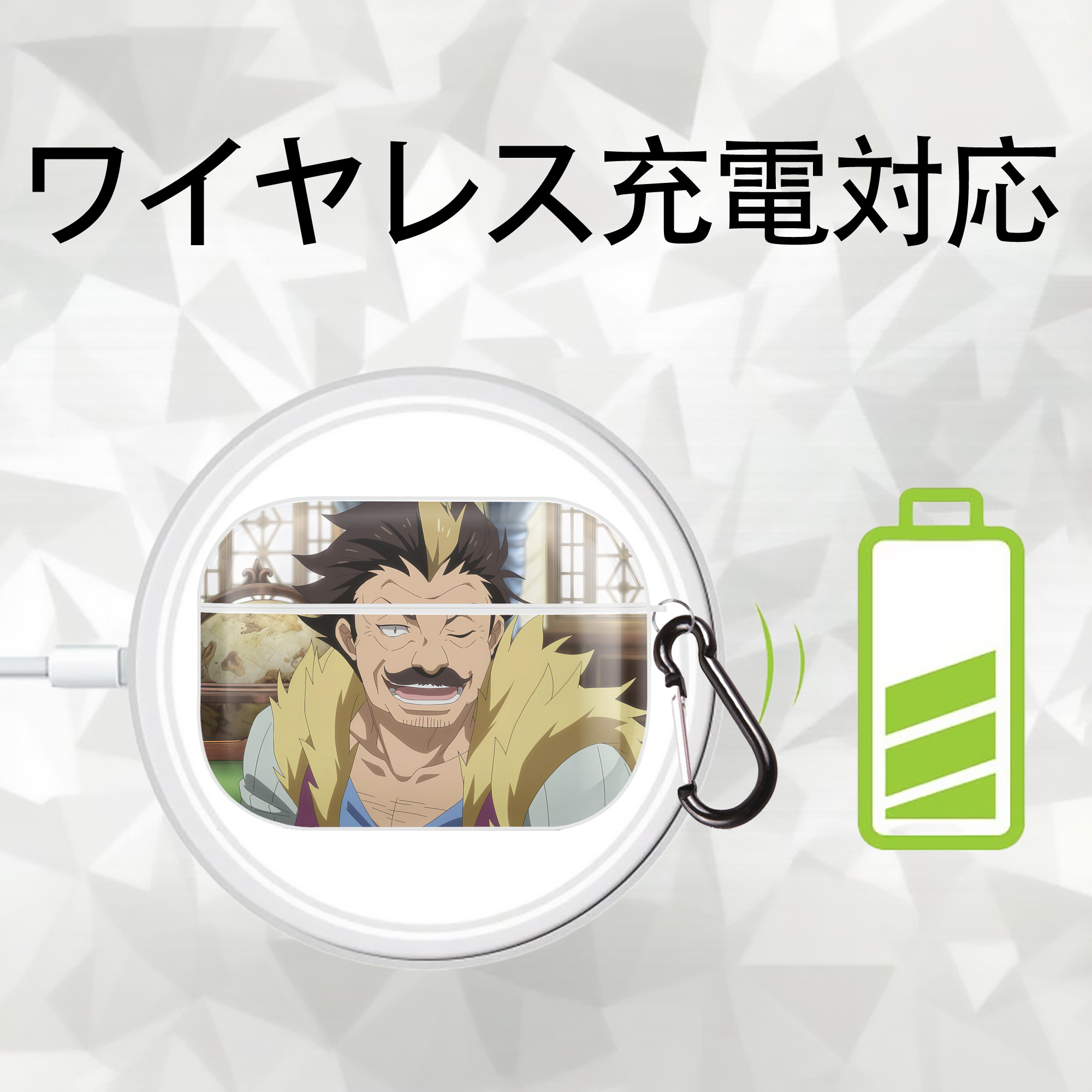 転スラ Regarding Reincarnated to Slime 【AirPods Pro用】ハードシェル保護ケース 耐衝撃・防指紋・カラビナ付き商品仕様